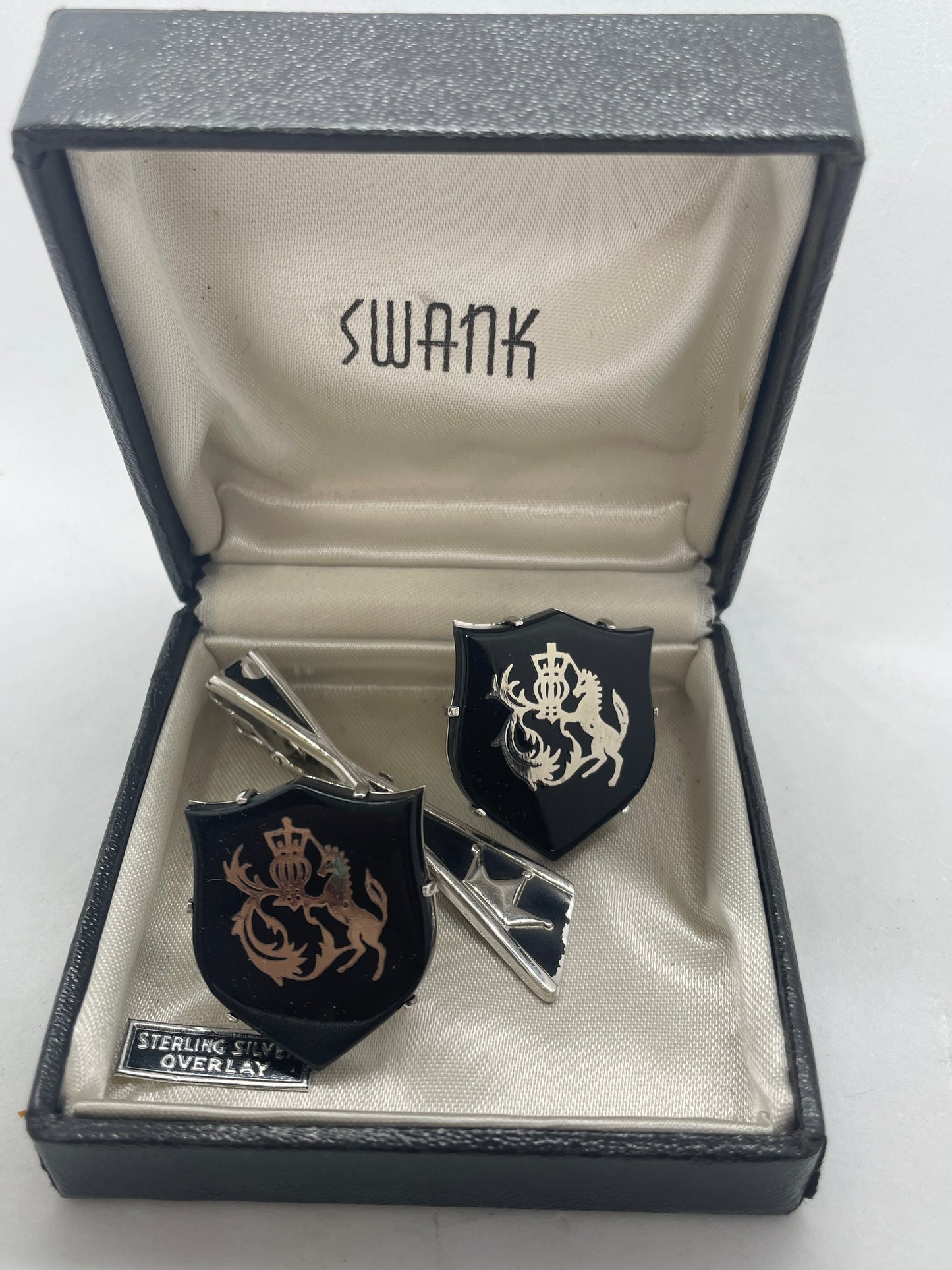 Swank Silver Cufflink Set
