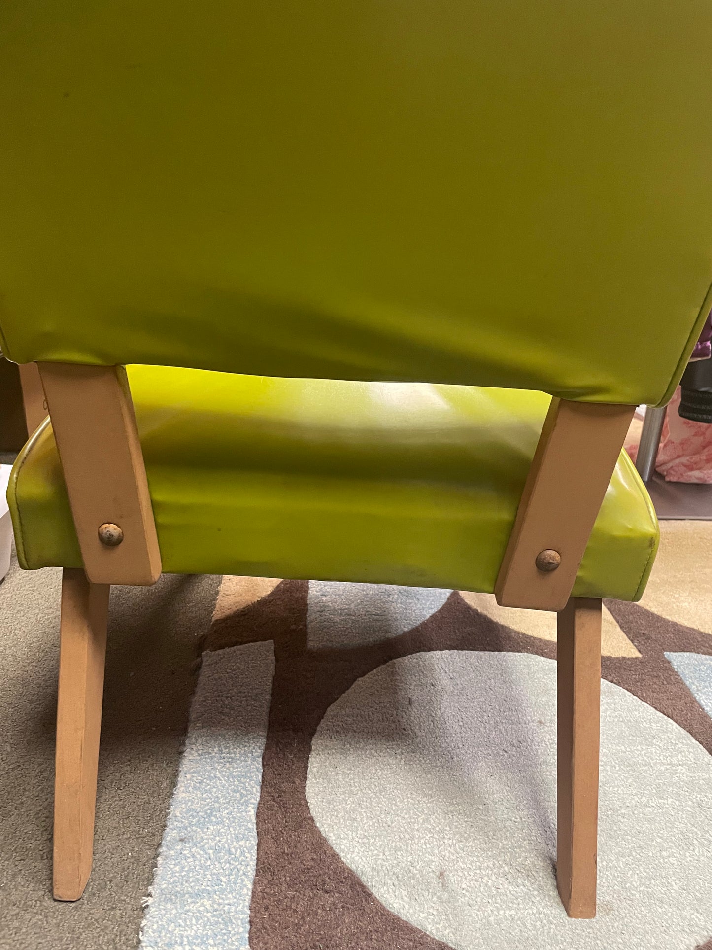 Mid Century Green Modern Chair