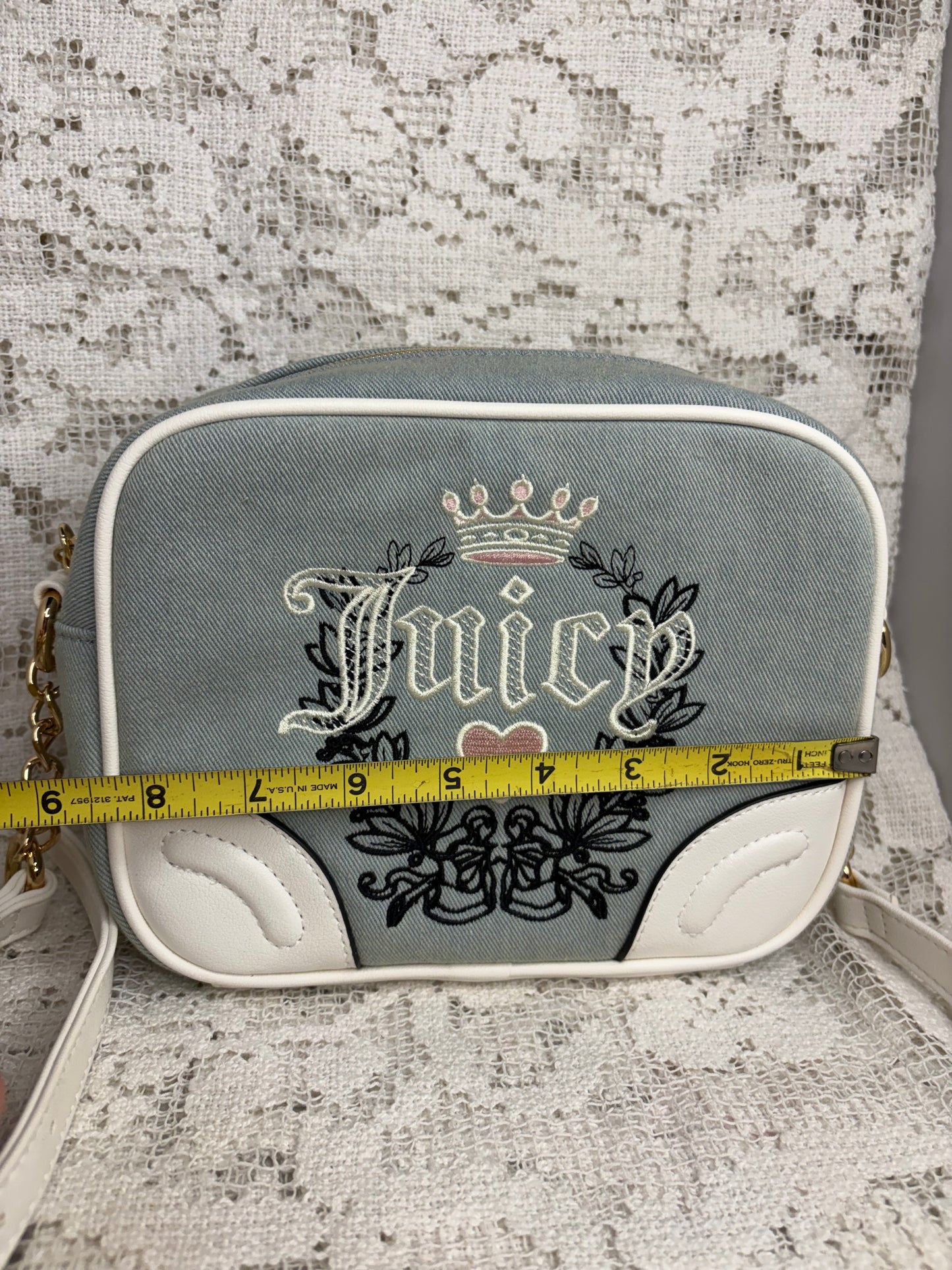 Juicy Couture Washed Denim Purse