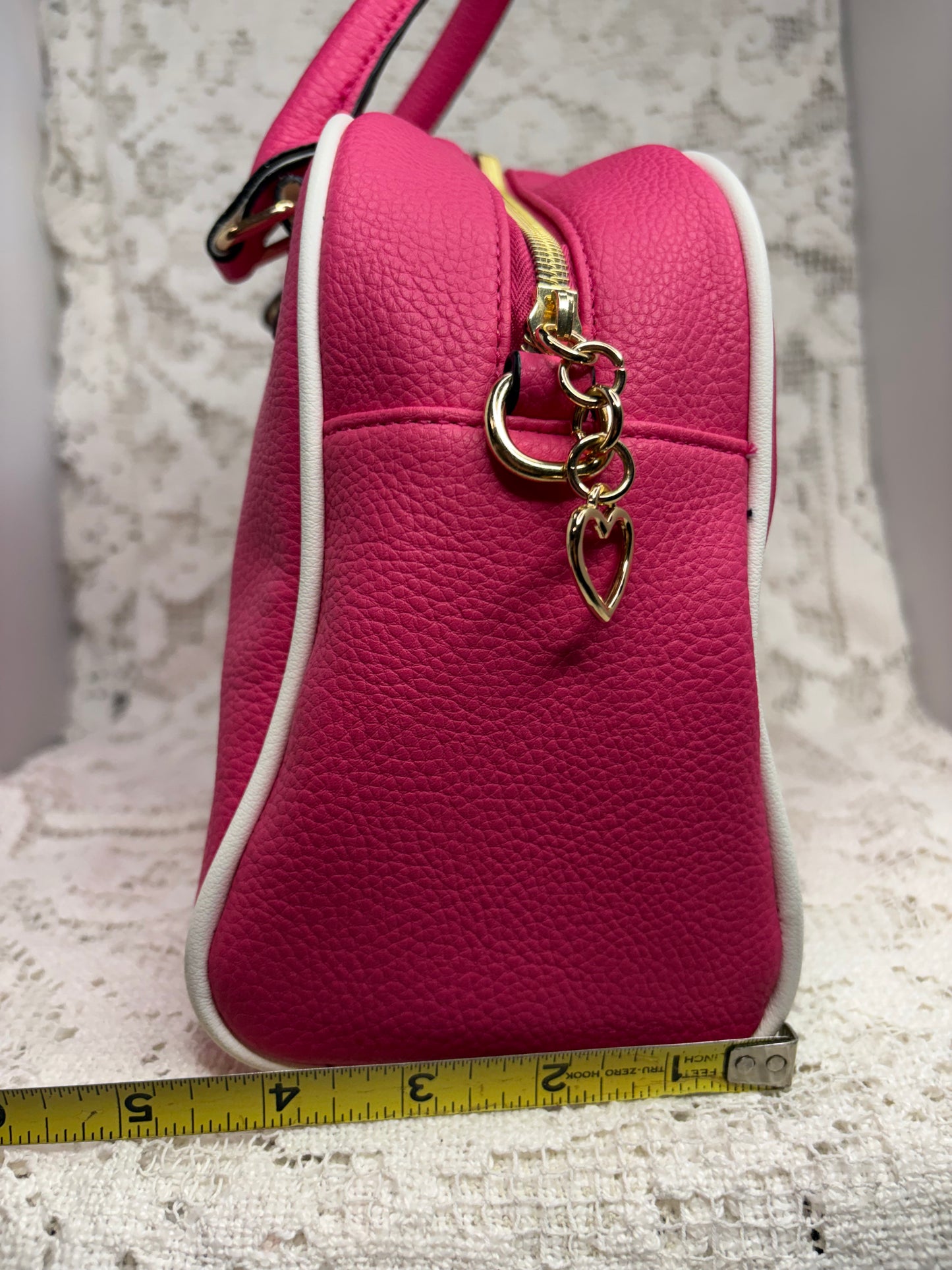 Juicy Couture Fashionista Bowler Pink Bag