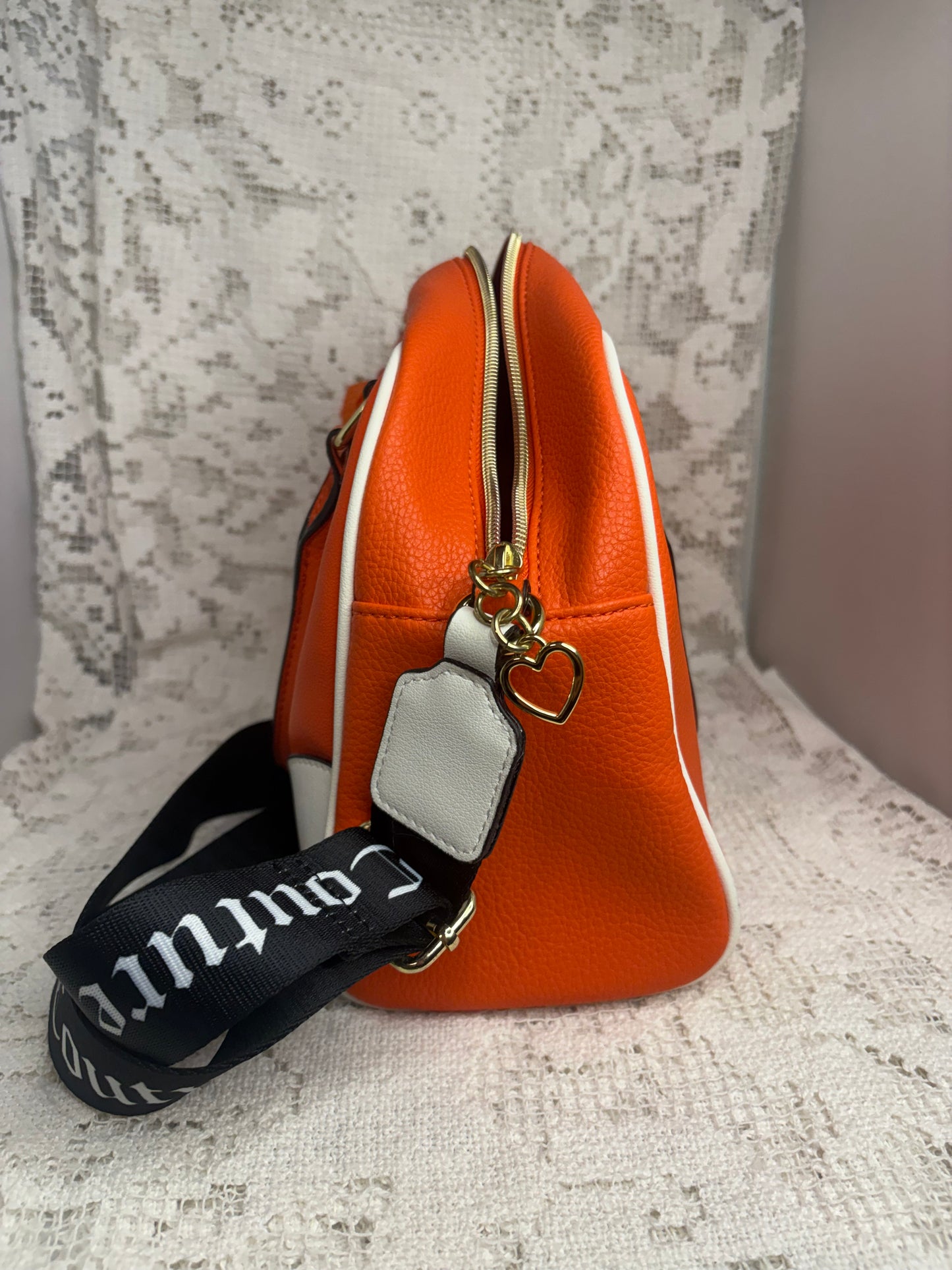 Juicy Couture Orange Bowler Purse