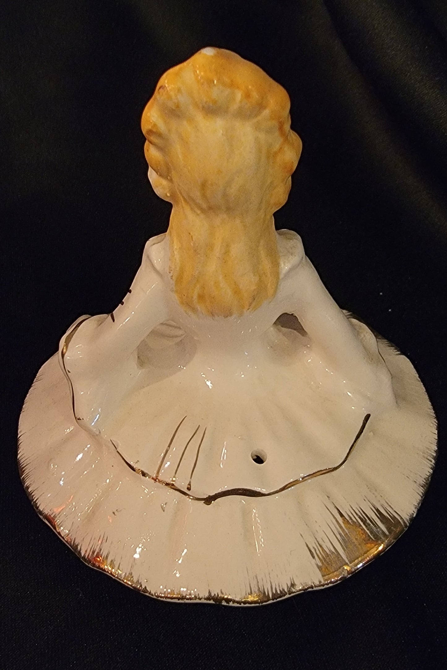 Vintage Betson Japan Victorian Lady And Butler Musical Teapot As Is