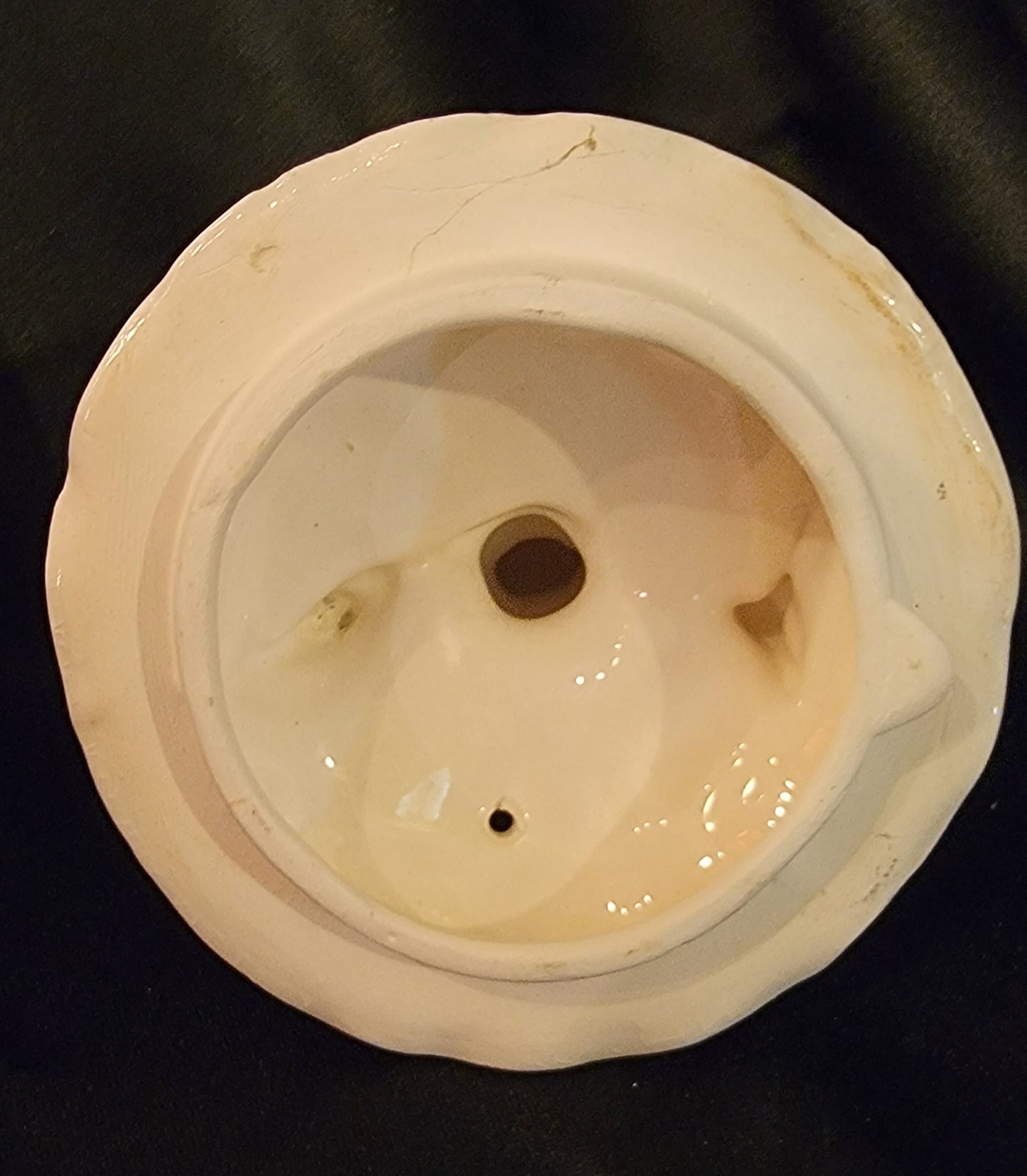 Vintage Betson Japan Victorian Lady And Butler Musical Teapot As Is