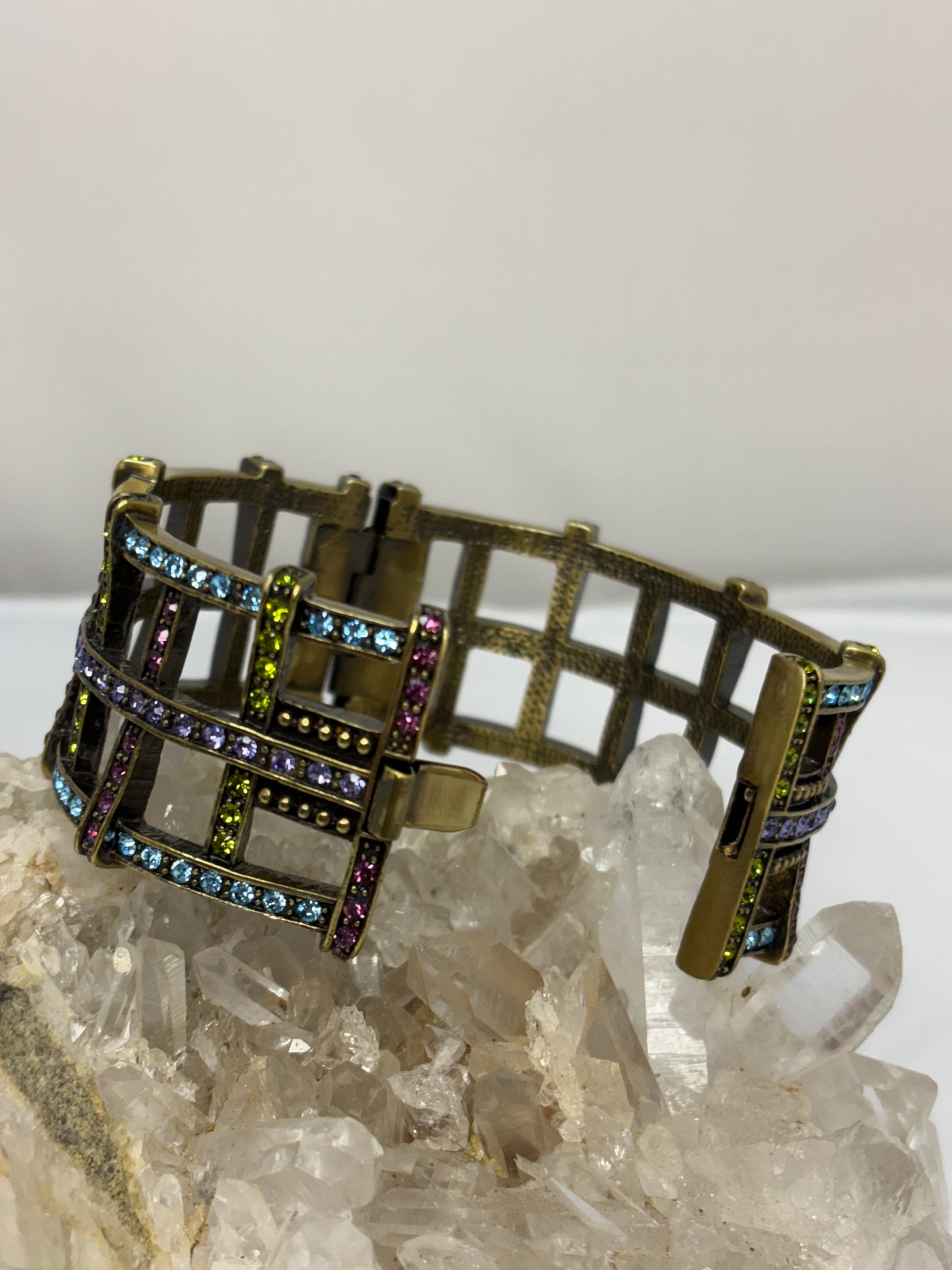 Multicolored Heidi Daus Basketweave Bracelet