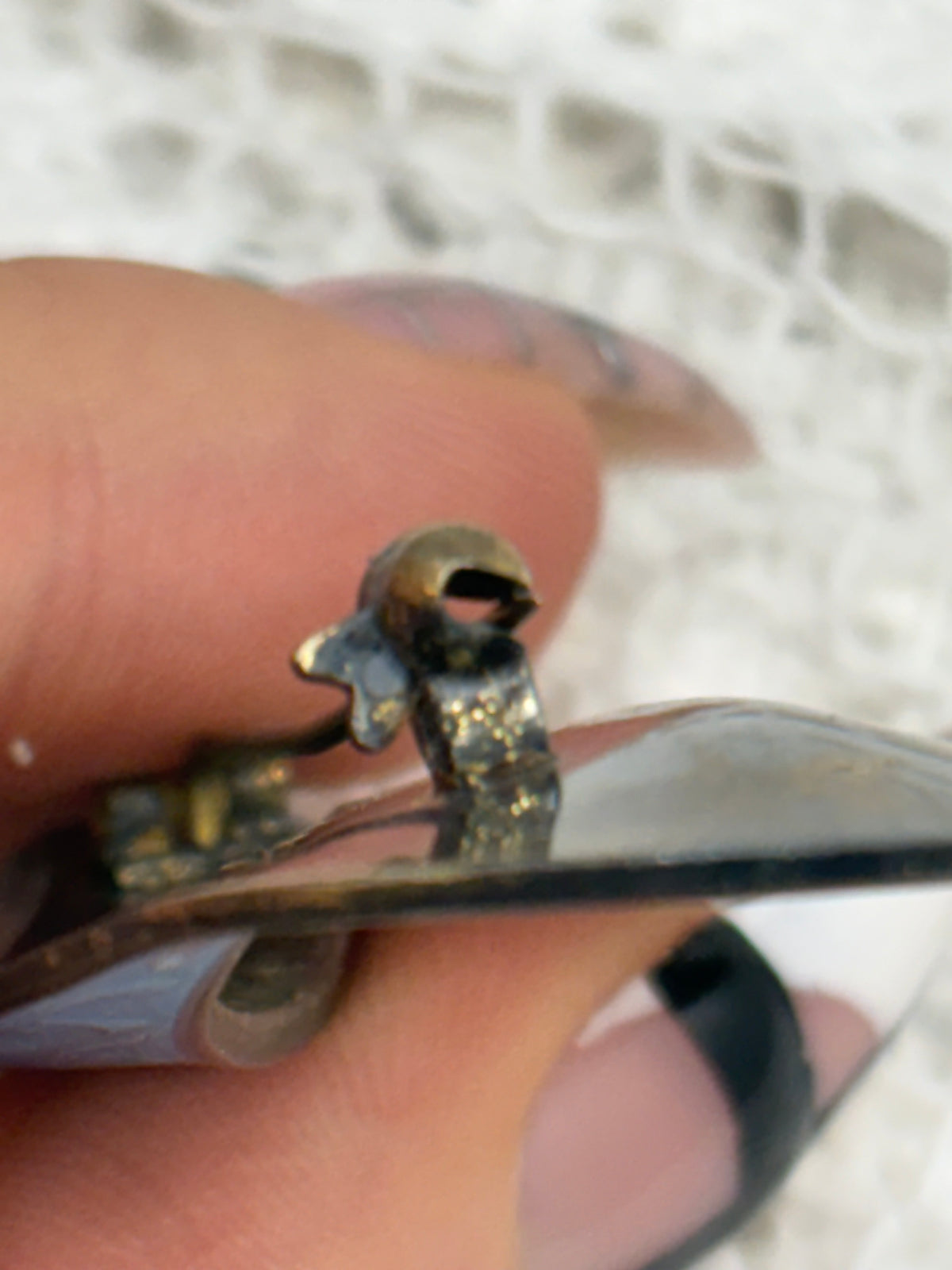 Vintage Signed Aksel Holmsen Norway Sterling Enamel Brooch