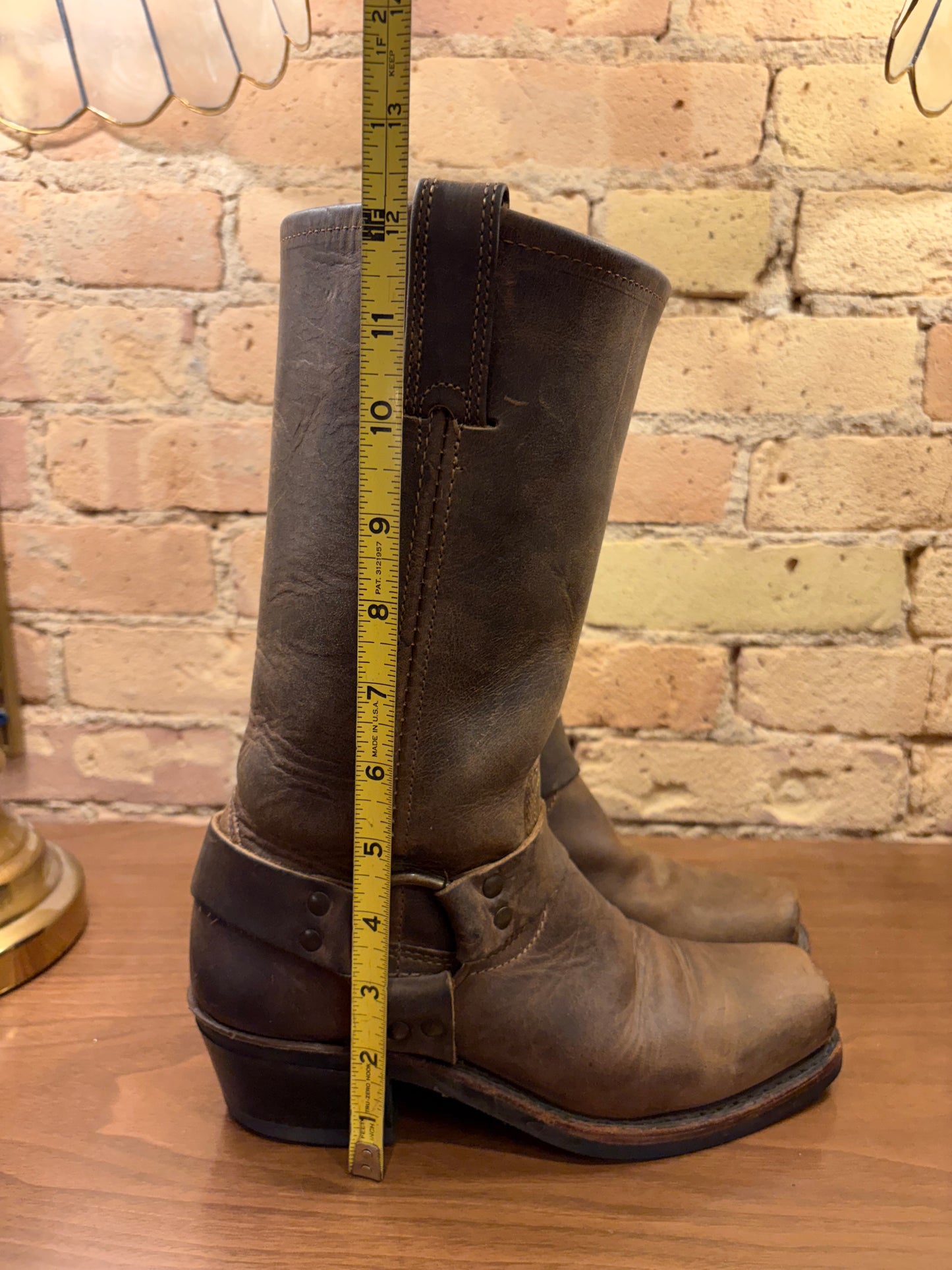 FRYE Buckle Harness Motorcycle Boots 6