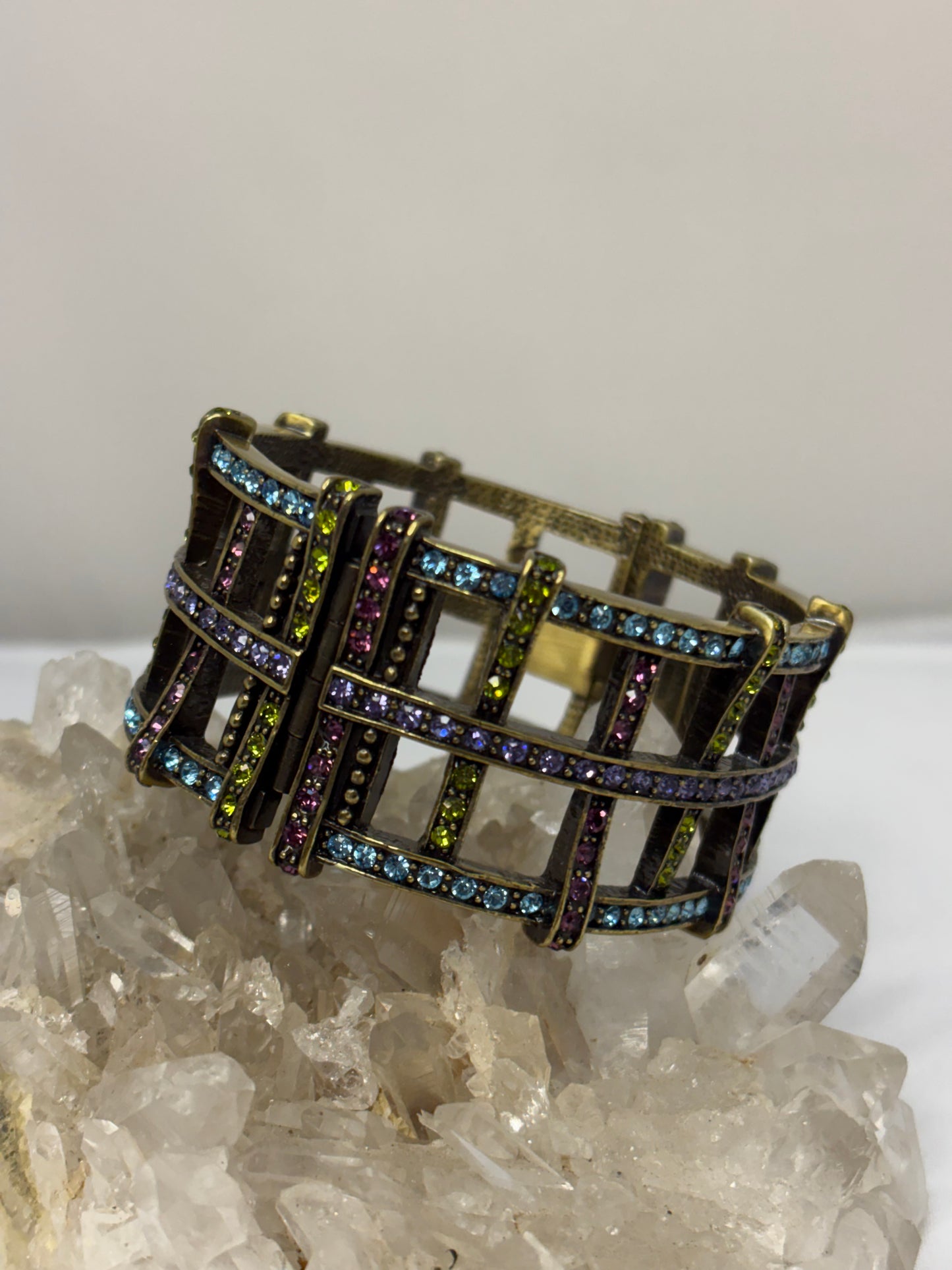 Multicolored Heidi Daus Basketweave Bracelet
