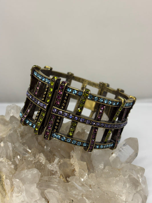 Multicolored Heidi Daus Basketweave Bracelet