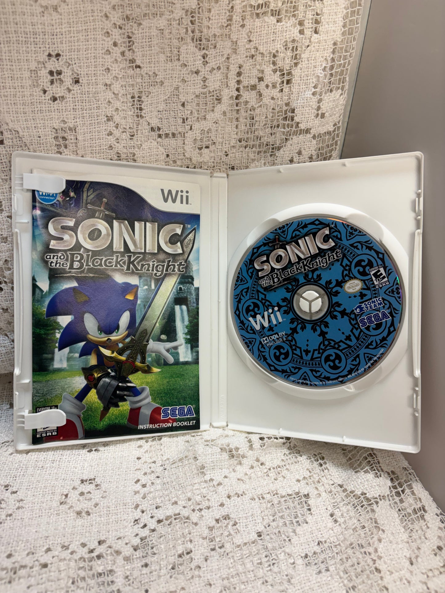 Sonic and the Black Knight Sega Wii Game