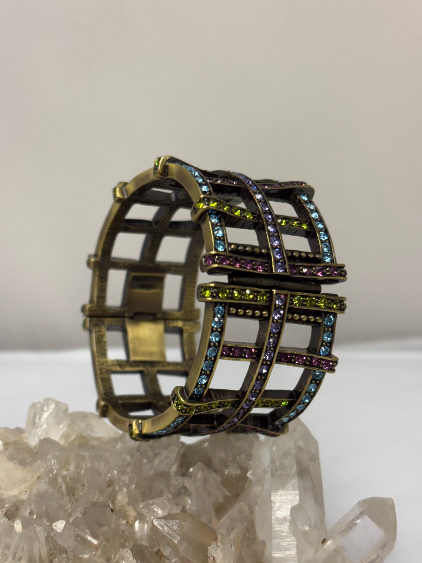 Multicolored Heidi Daus Basketweave Bracelet
