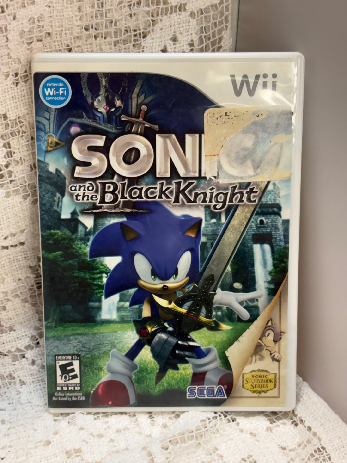 Sonic and the Black Knight Sega Wii Game