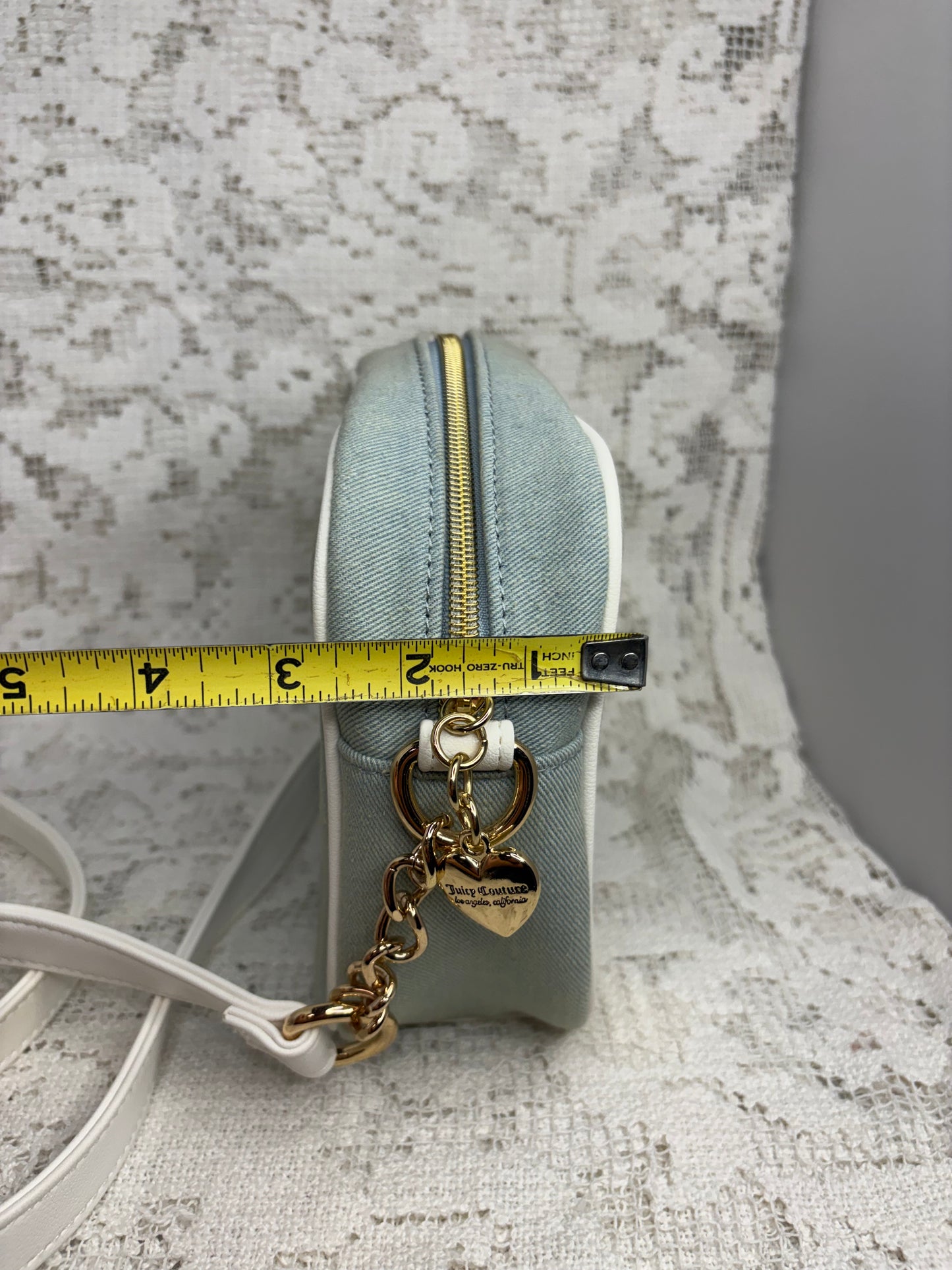 Juicy Couture Washed Denim Purse