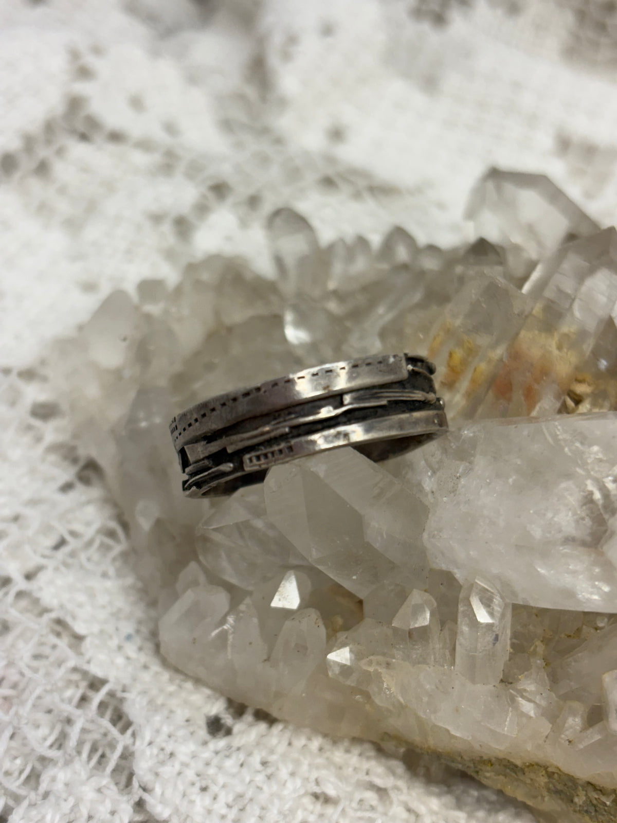 Vintage Signed Candy Sterling Men’s 14.5 sized ring