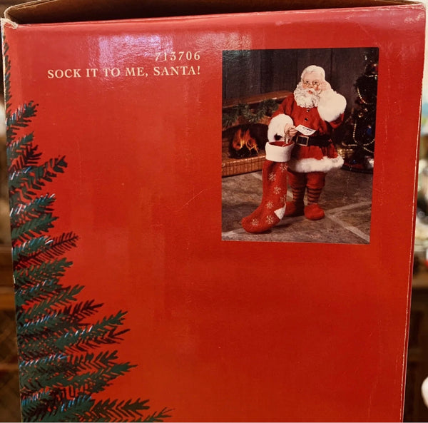 Possible Dreams Santa Claus “Sock It To Me, Santa!” w/ Box & Tags | Clothtique