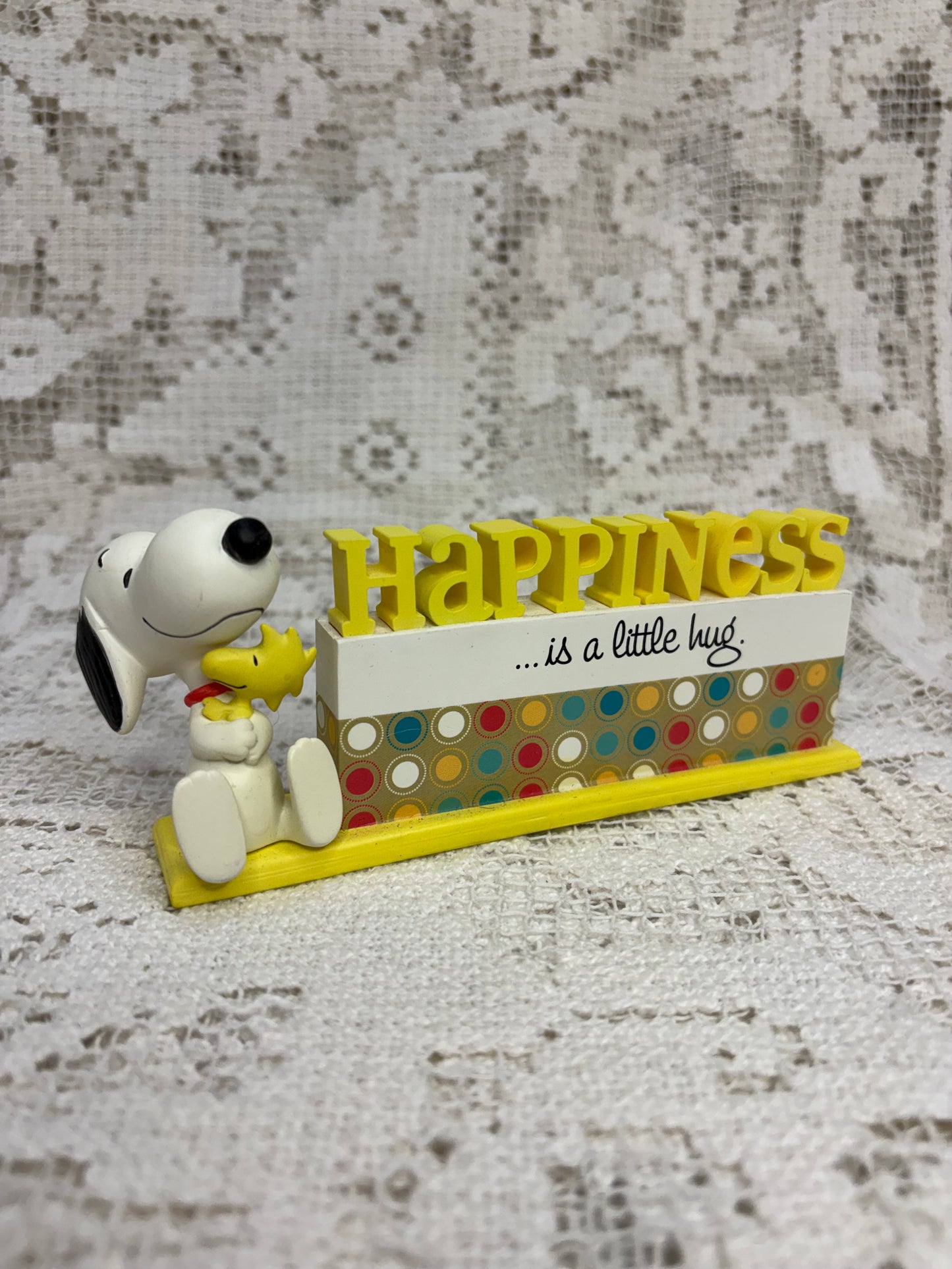 Hallmark Peanuts Snoopy “Happiness is a little hug.” Plaque