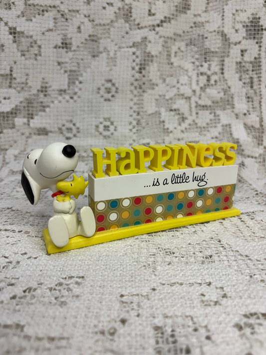 Hallmark Peanuts Snoopy “Happiness is a little hug.” Plaque
