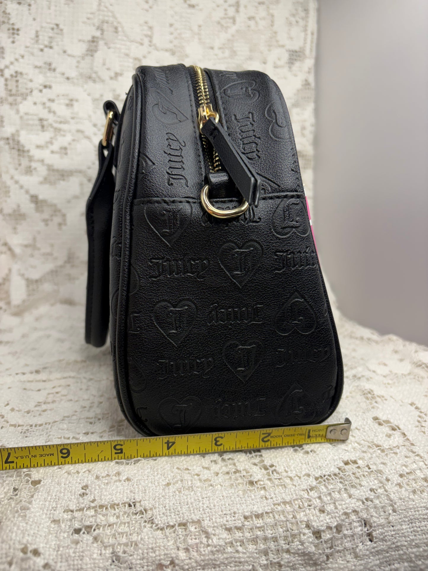 Juicy Couture Fashionista Licorice Bowler bag
