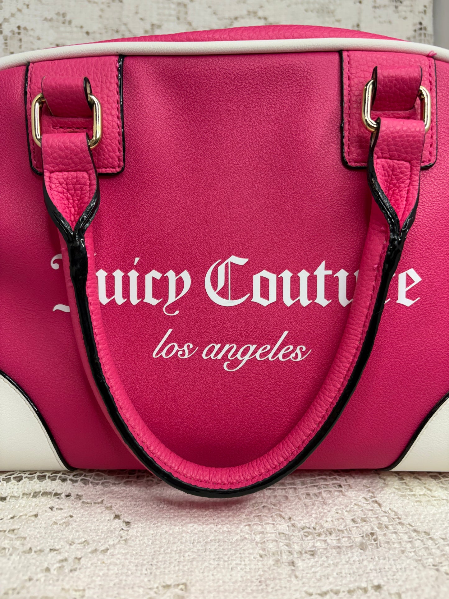 Juicy Couture Fashionista Bowler Pink Bag
