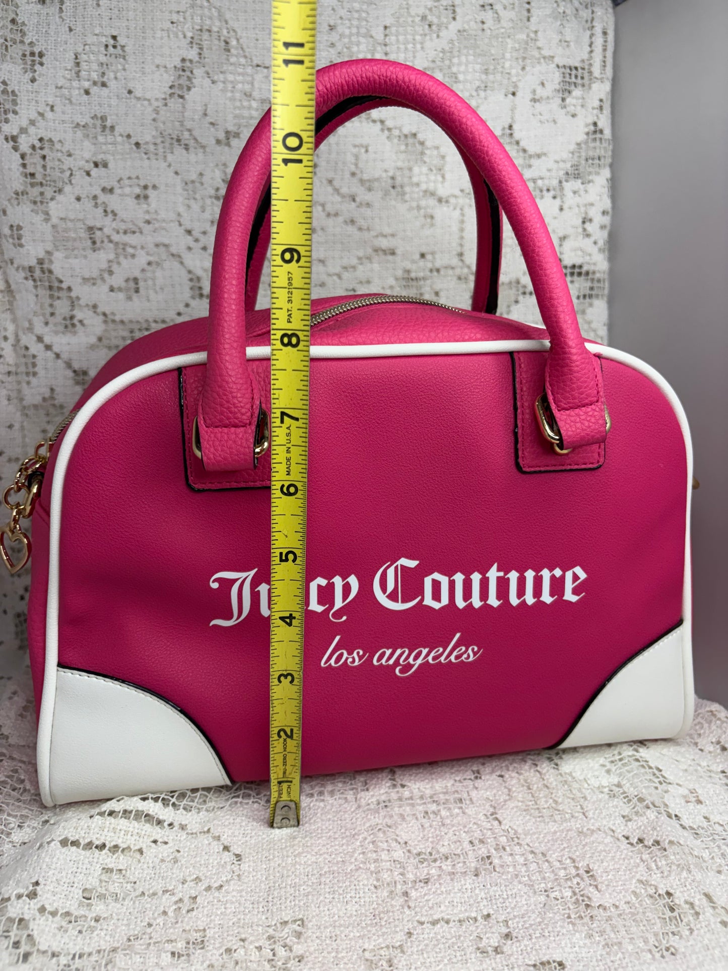 Juicy Couture Fashionista Bowler Pink Bag