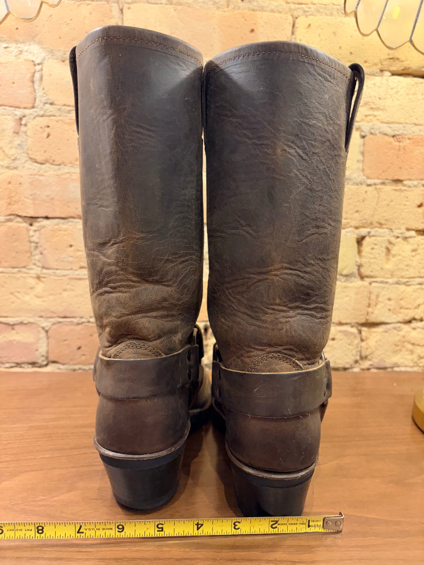FRYE Buckle Harness Motorcycle Boots 6