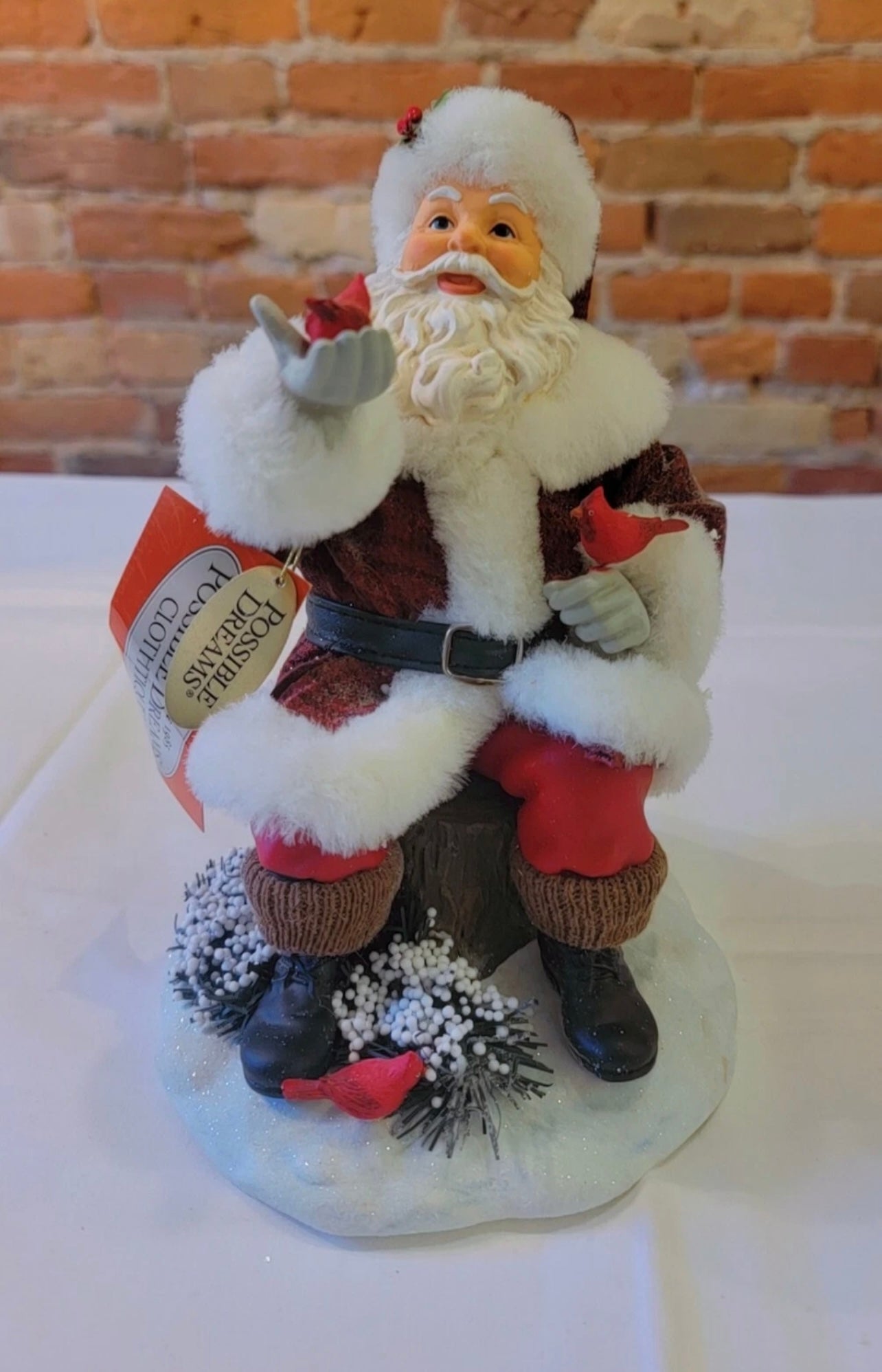 Department 56 Possible Dreams Clothtique Santa Christmas Tweets # 4021491BT