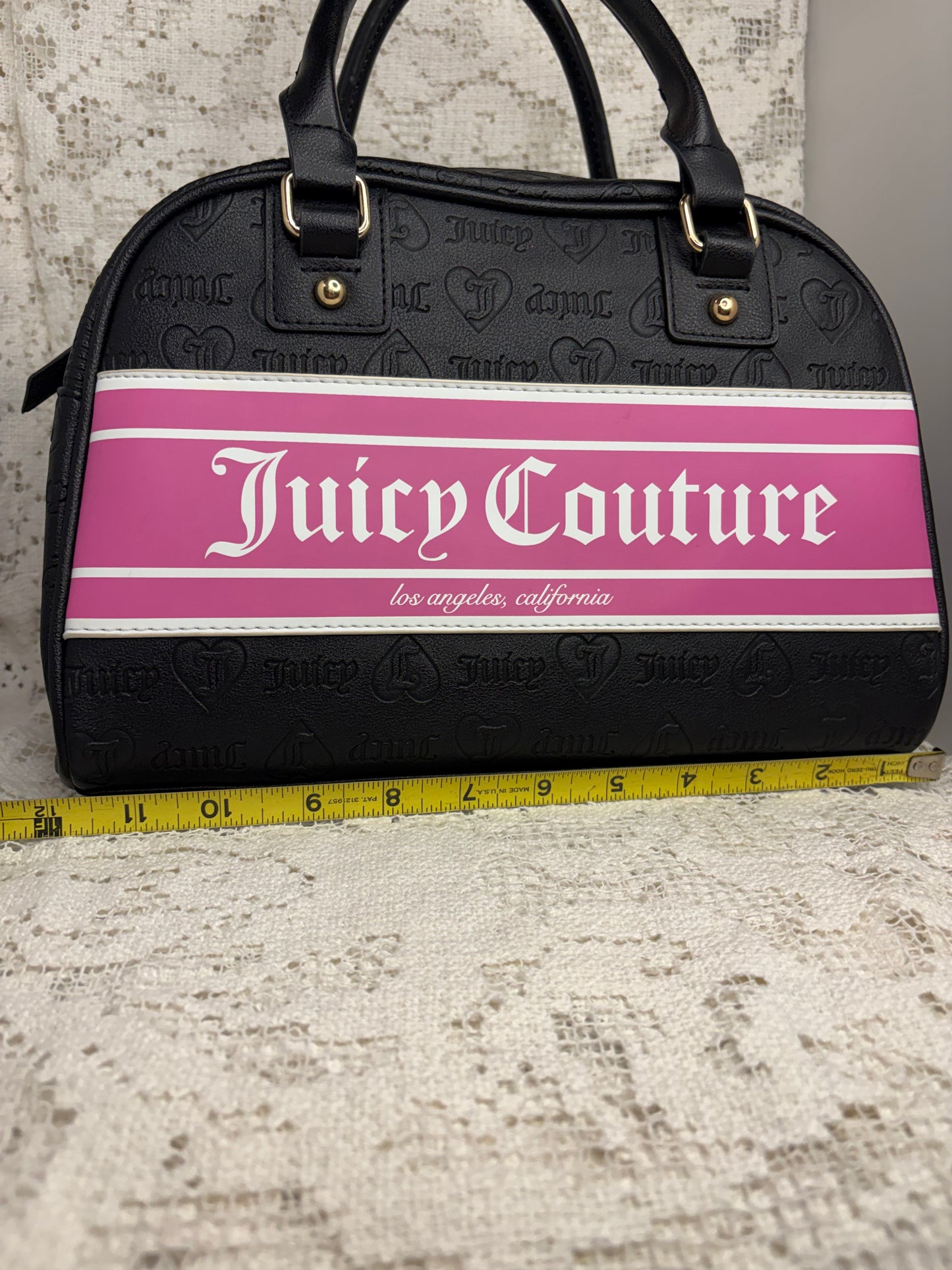 Juicy Couture Fashionista Licorice Bowler bag