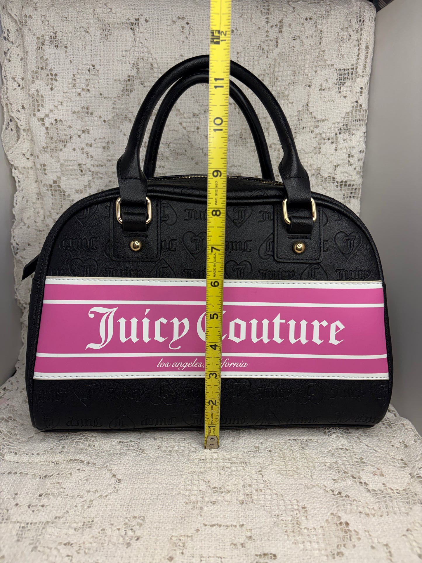 Juicy Couture Fashionista Licorice Bowler bag