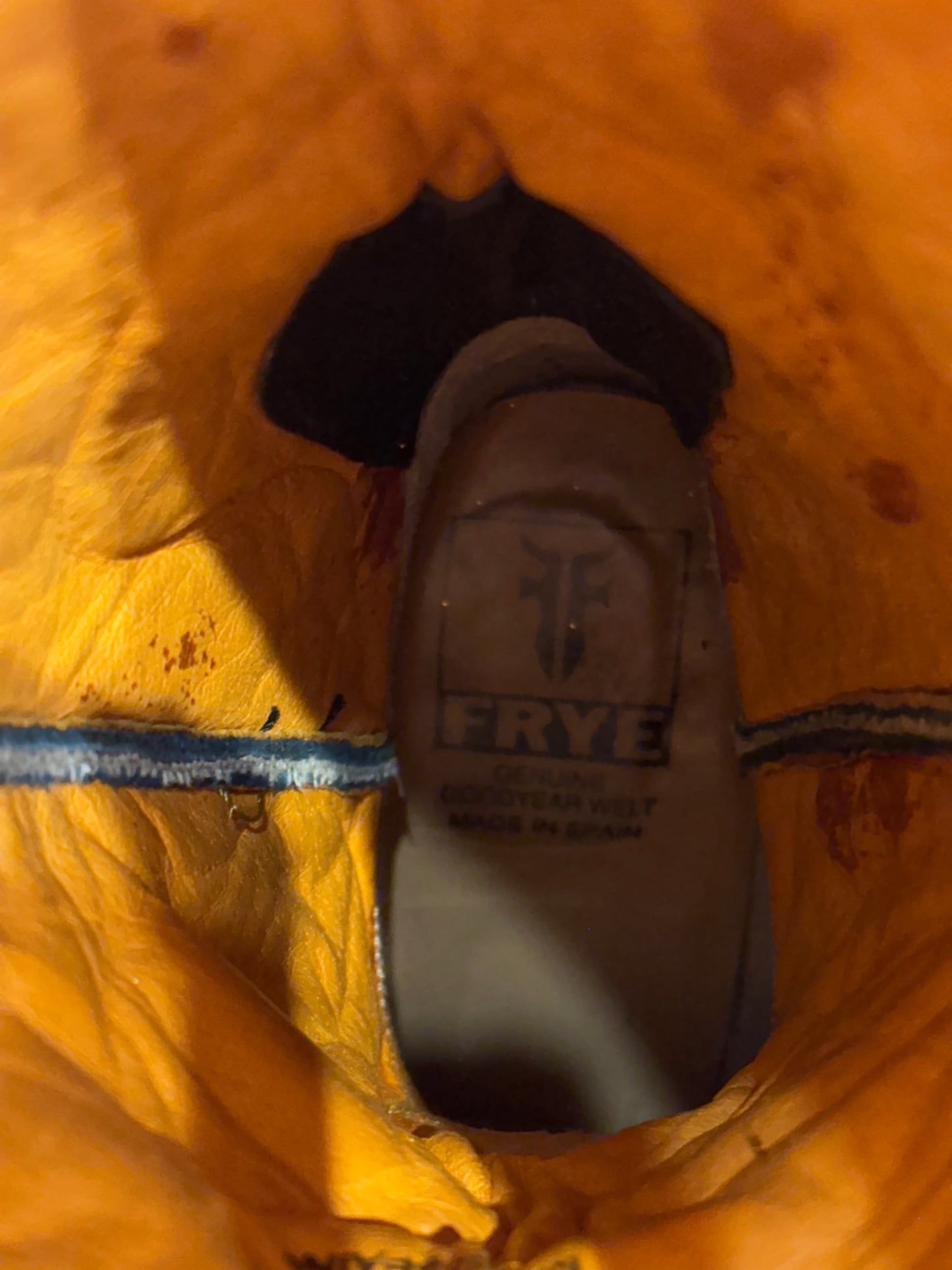 FRYE Tooled Inlaid Snip-toe Cowboy Boots 6