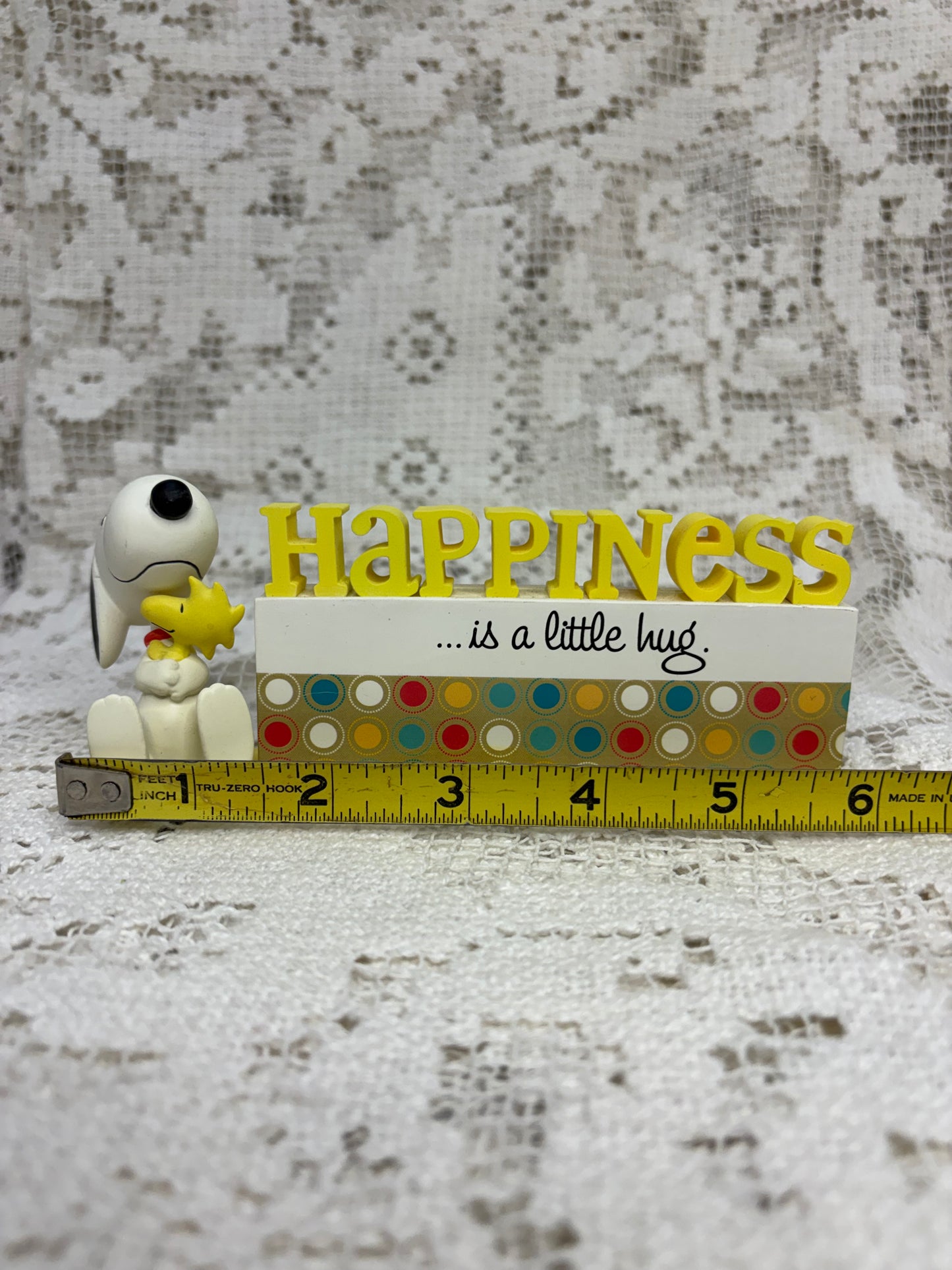 Hallmark Peanuts Snoopy “Happiness is a little hug.” Plaque