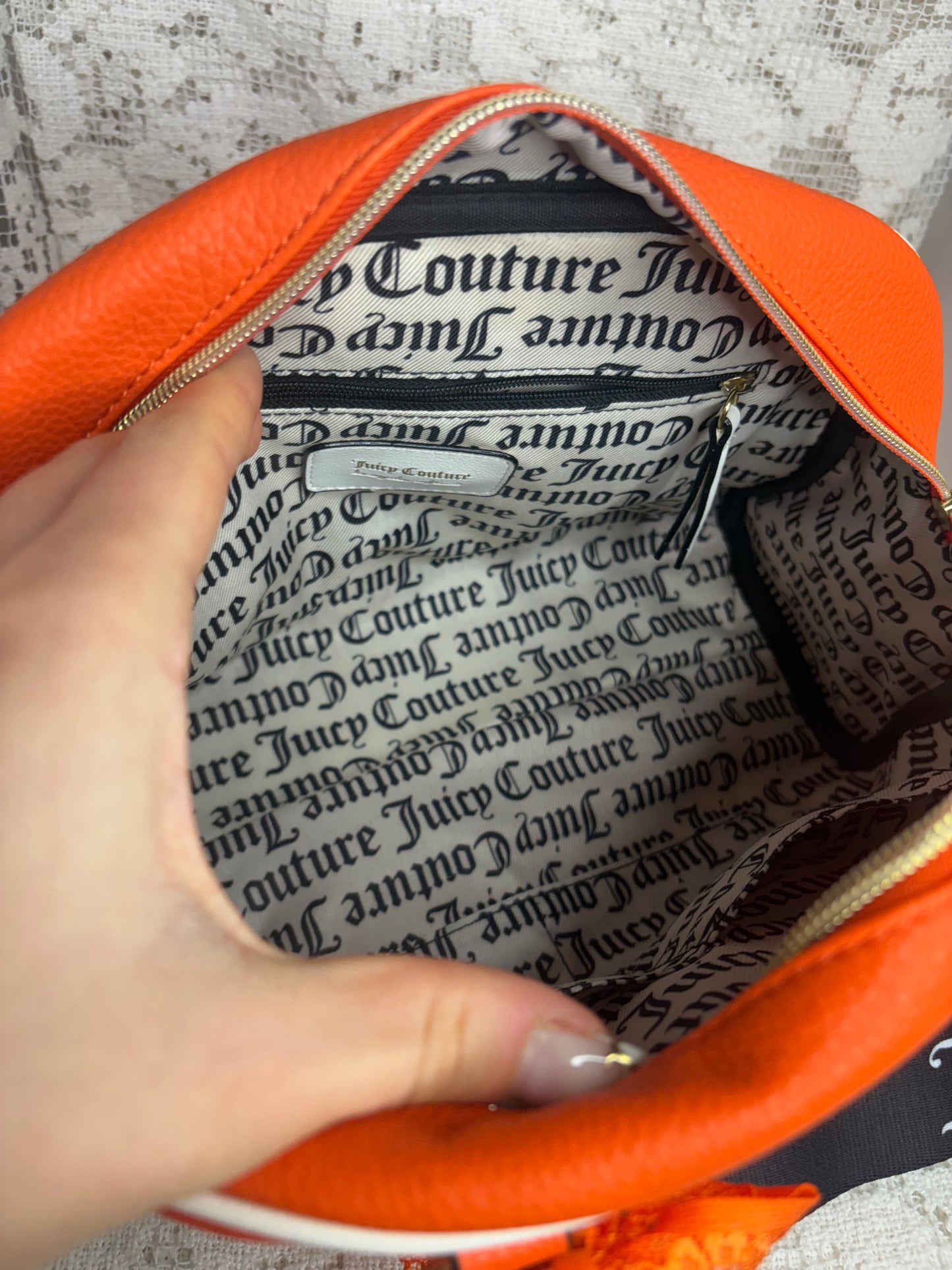 Juicy Couture Orange Bowler Purse