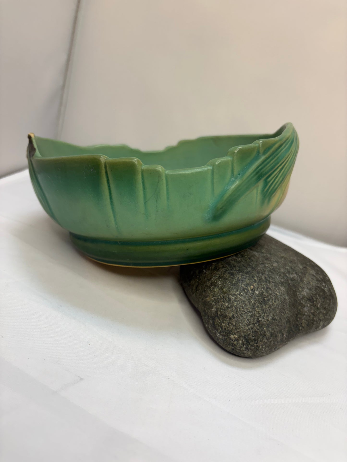 Vintage Roseville Pottery Pinecone Art Pottery Bowl