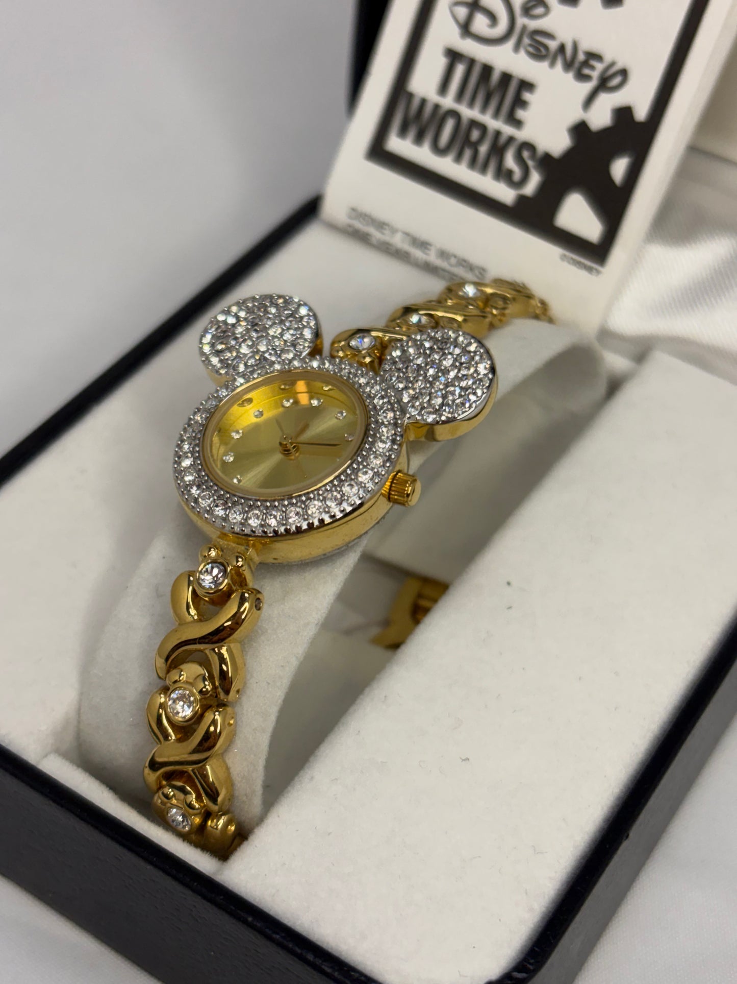 Disney Time Works Crystal Mickey Mouse Watch