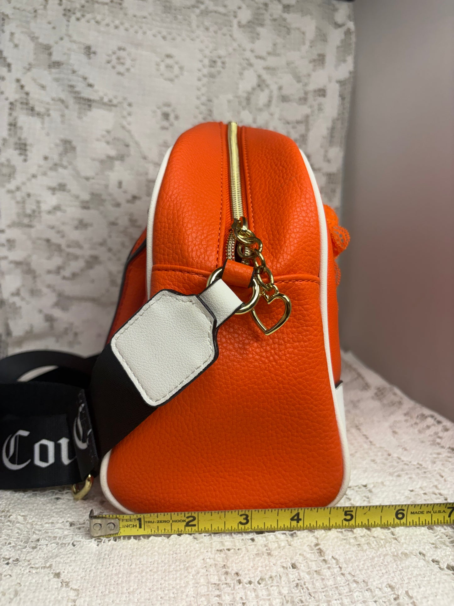 Juicy Couture Orange Bowler Purse