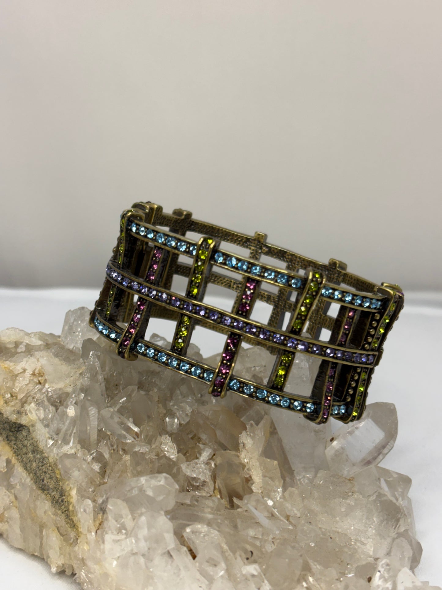 Multicolored Heidi Daus Basketweave Bracelet