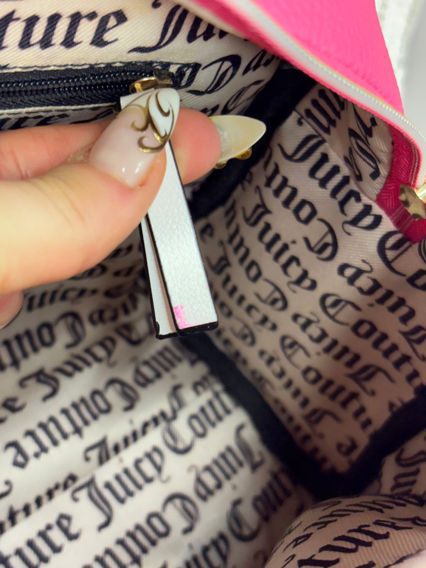 Juicy Couture Fashionista Bowler Pink Bag
