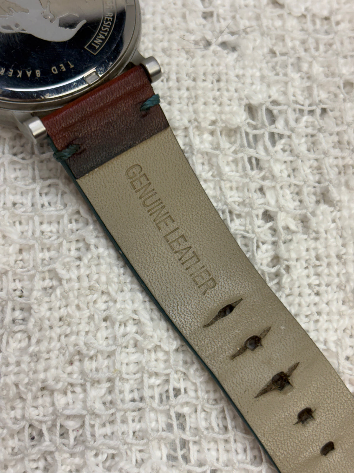 Ted Baker Teal & Brown Leather men’s watch