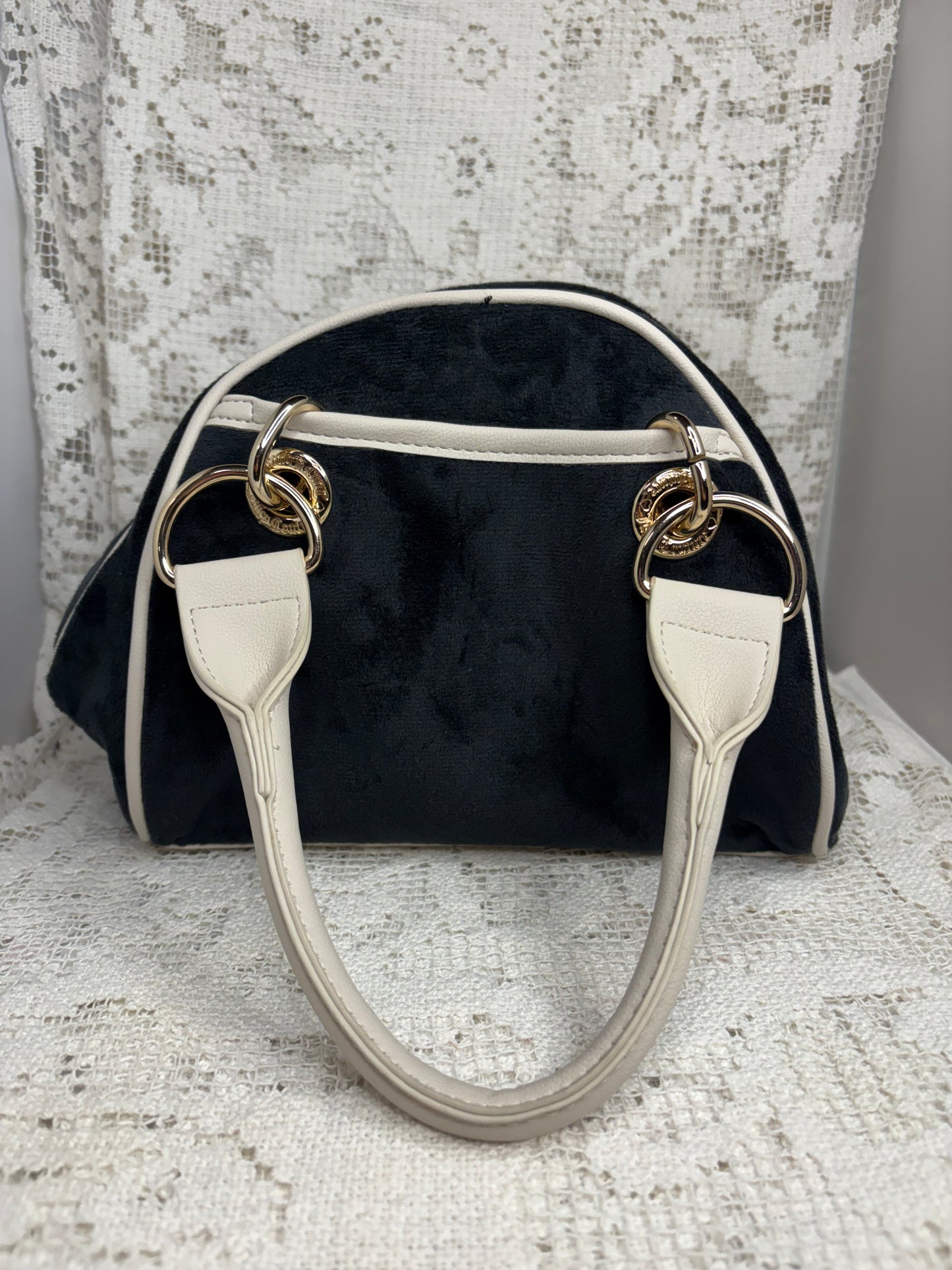 Juicy Couture Black Velour Purse