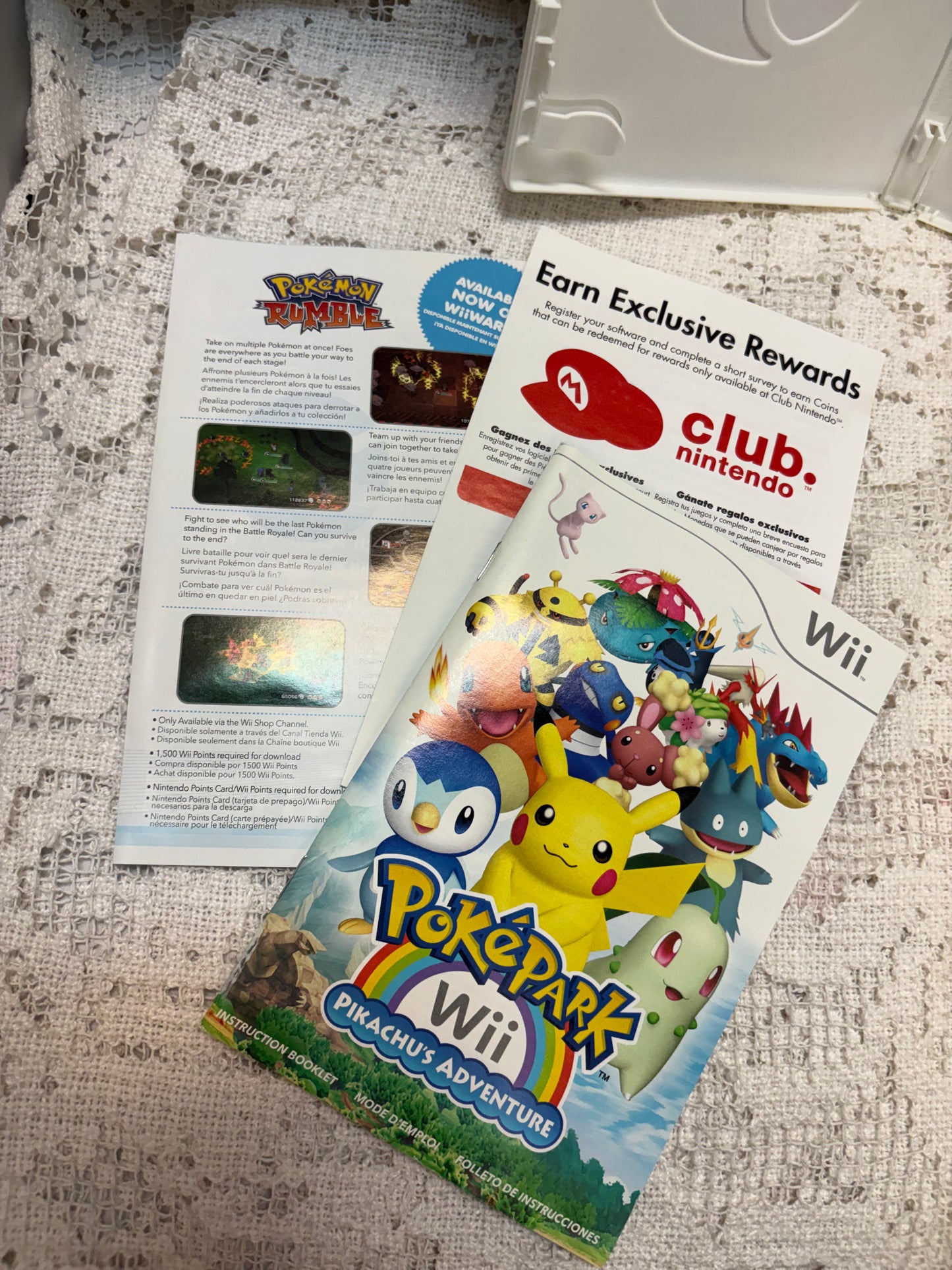 PokéPark Wii Pikachu’s Adventure Nintendo Game