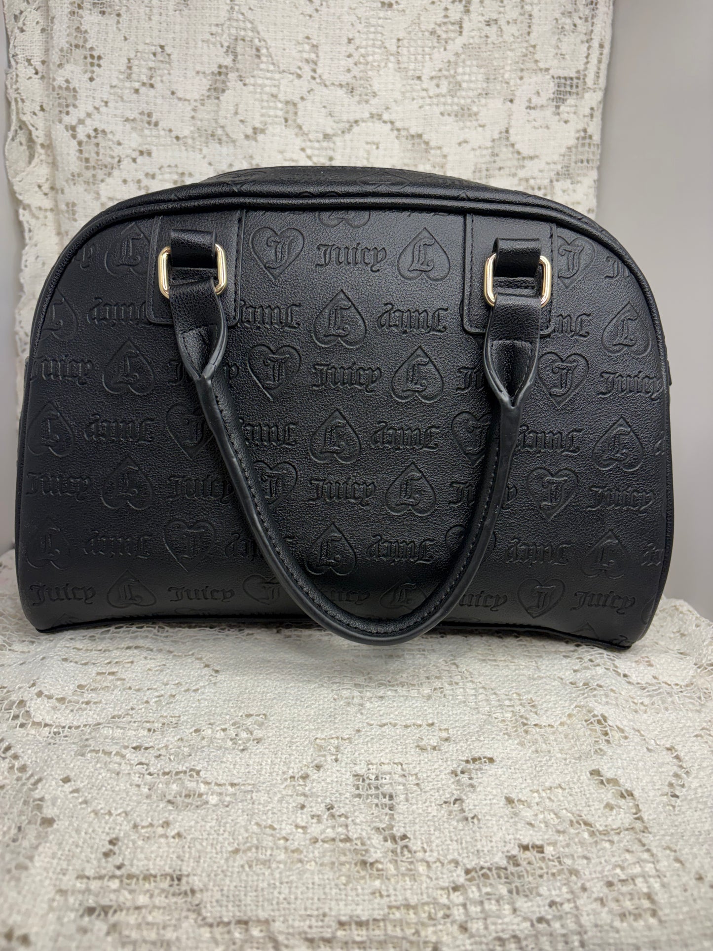 Juicy Couture Fashionista Licorice Bowler bag