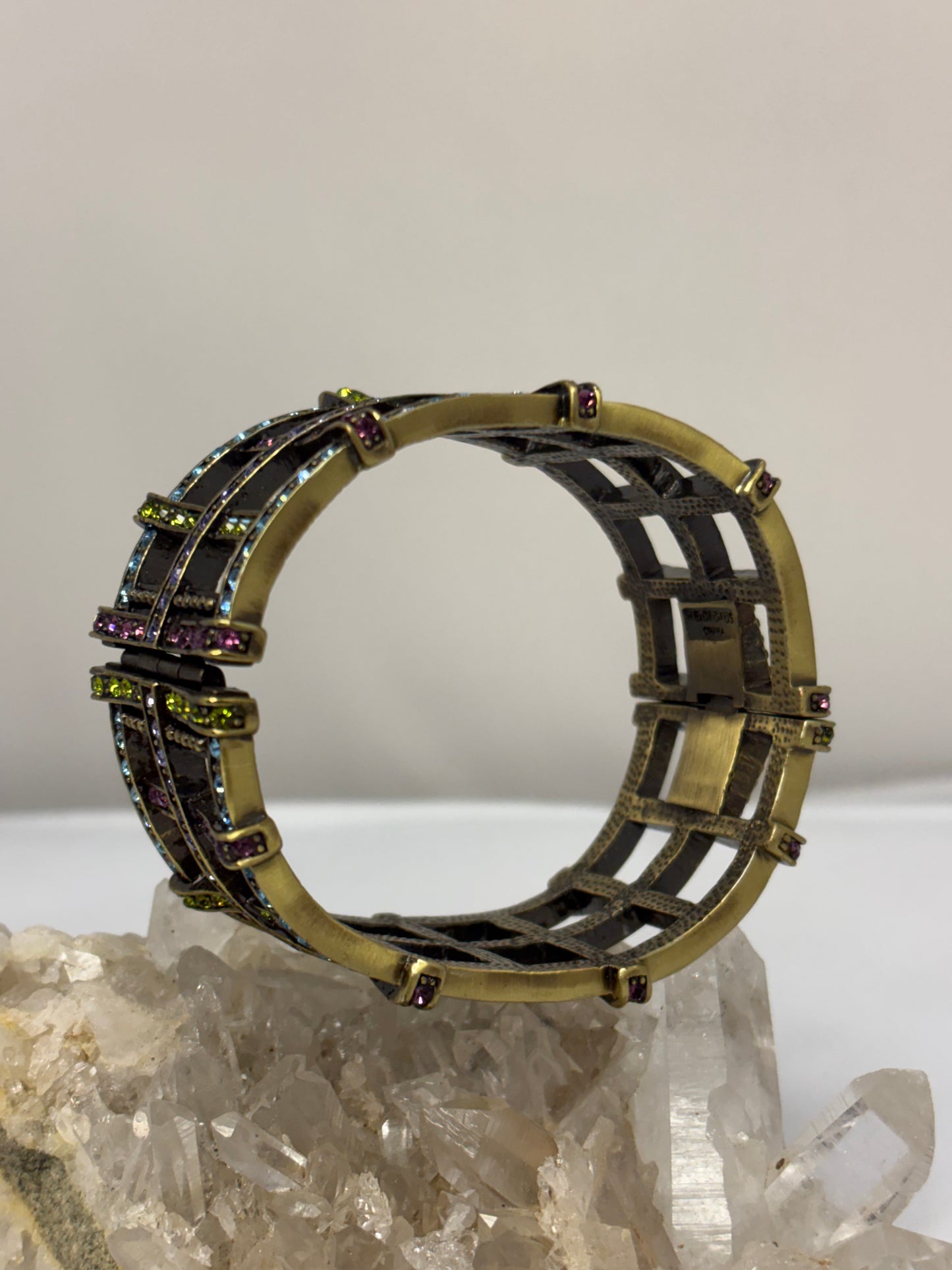 Multicolored Heidi Daus Basketweave Bracelet