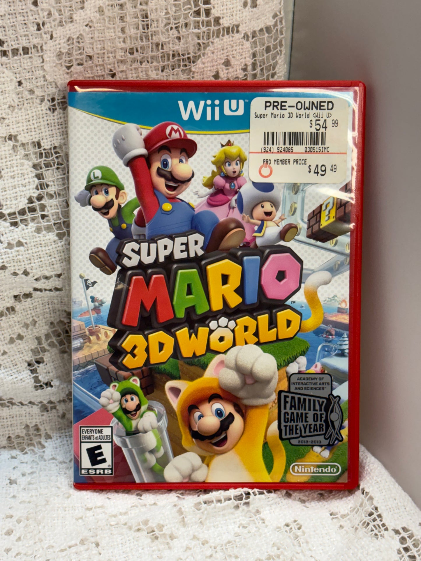 Super Mario 3D World Wii Nintendo game