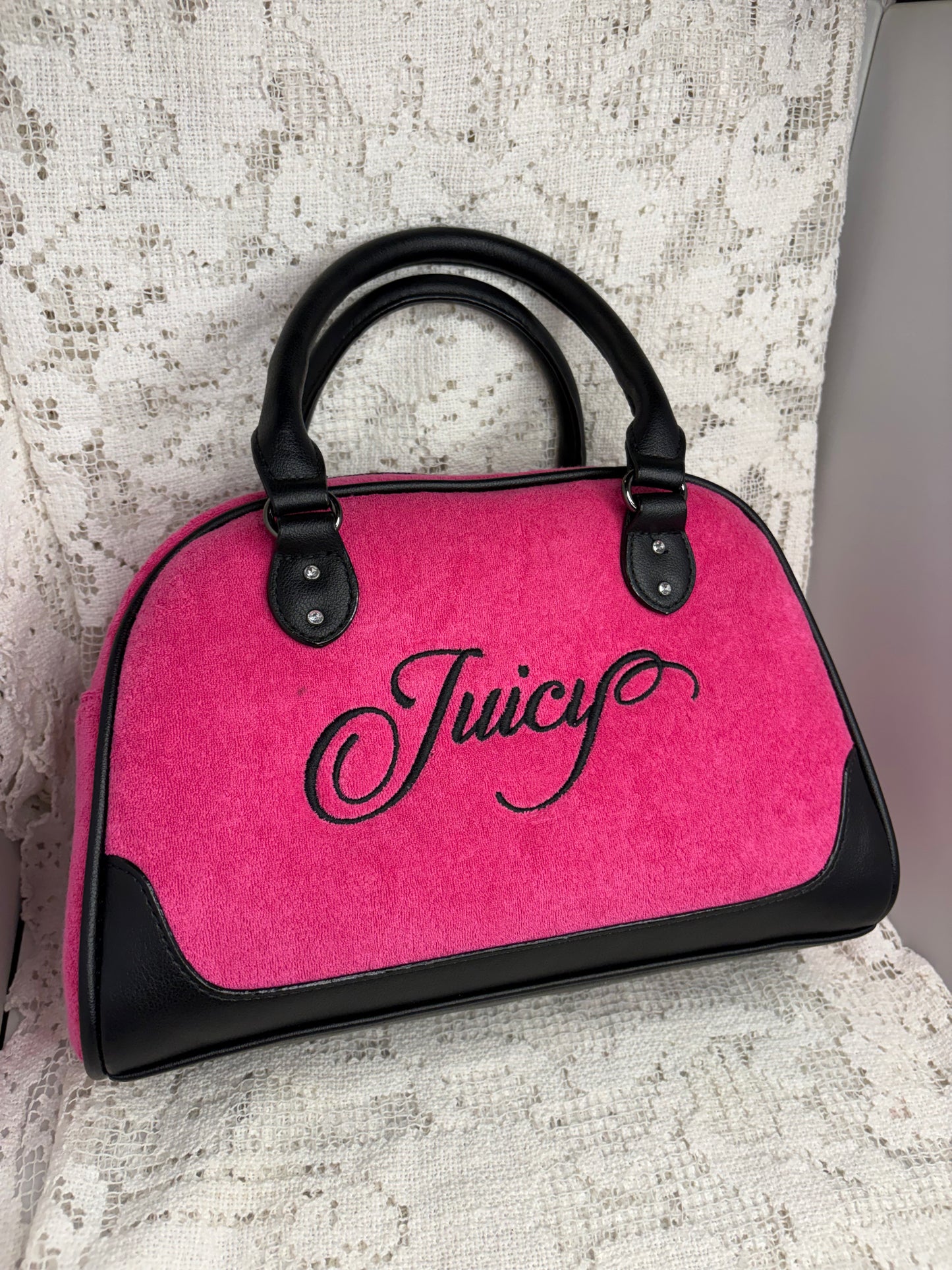 Juicy Couture Pink Licorice Bowler Bag