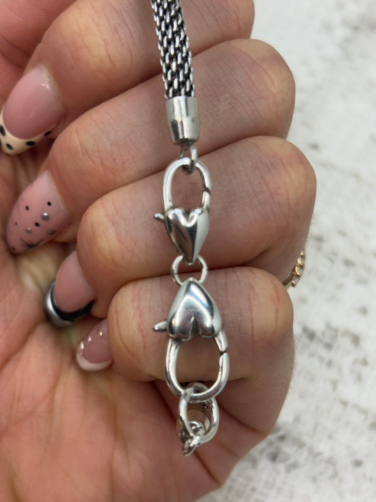 Brighton charm bracelet with blue rhinestone