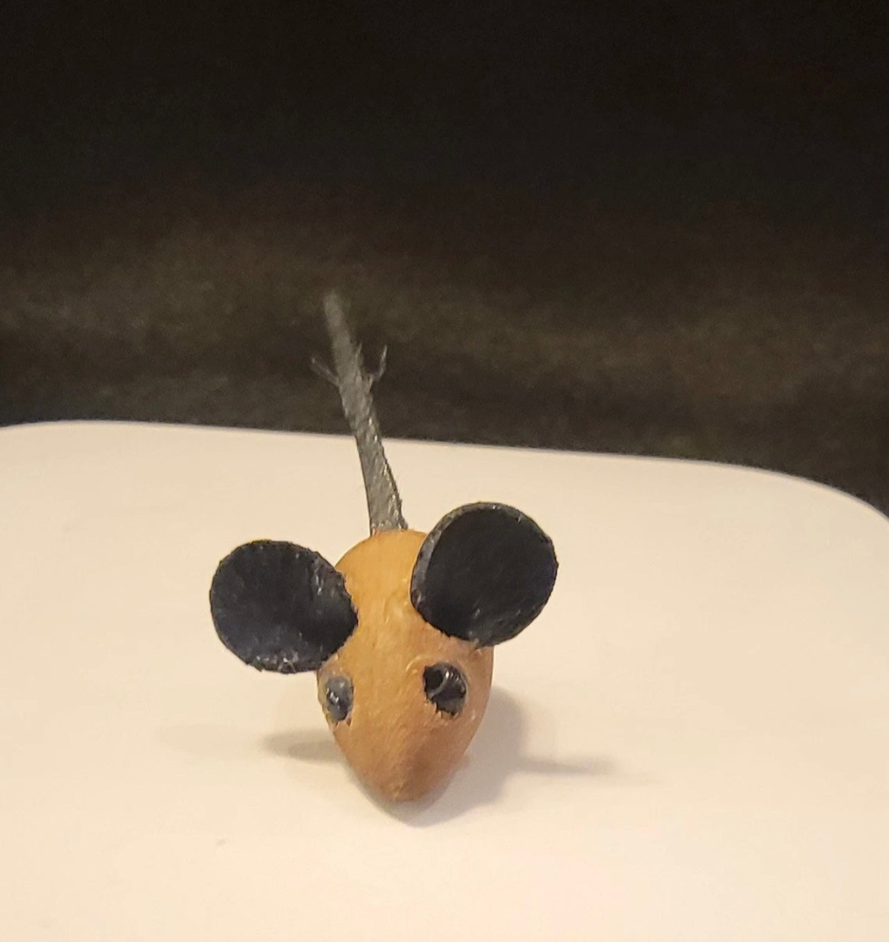 Vintage Limoges Handpainted Cat With Mouse Trinket Box