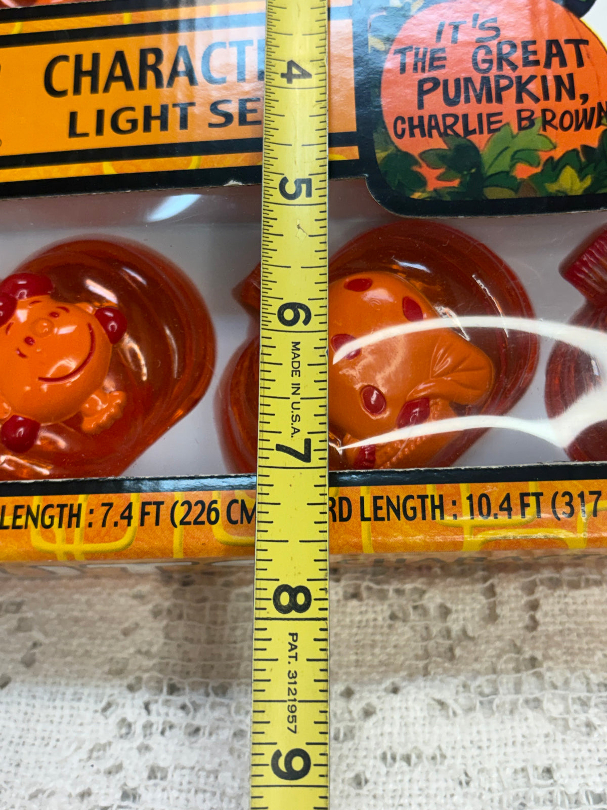 Peanuts Halloween indoor pumpkin lights