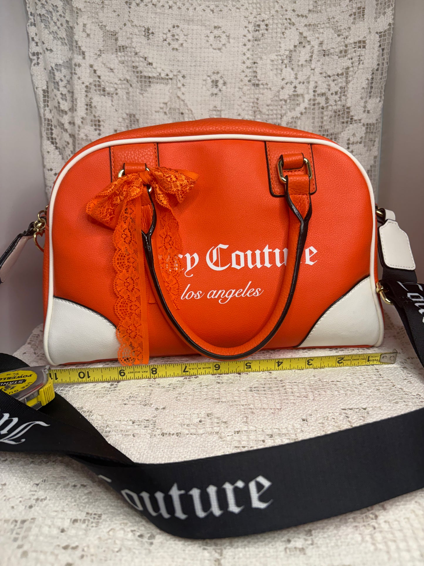 Juicy Couture Orange Bowler Purse
