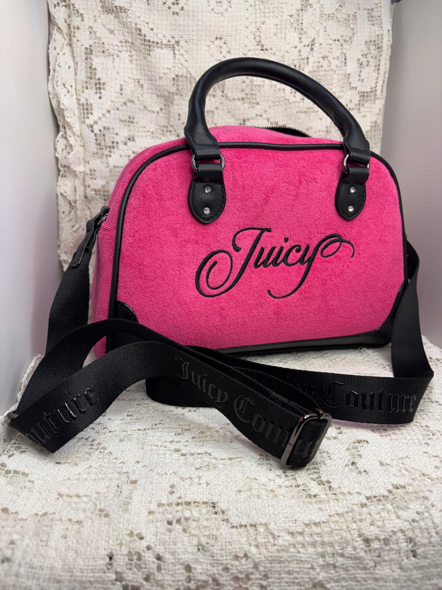 Juicy Couture Pink Licorice Bowler Bag