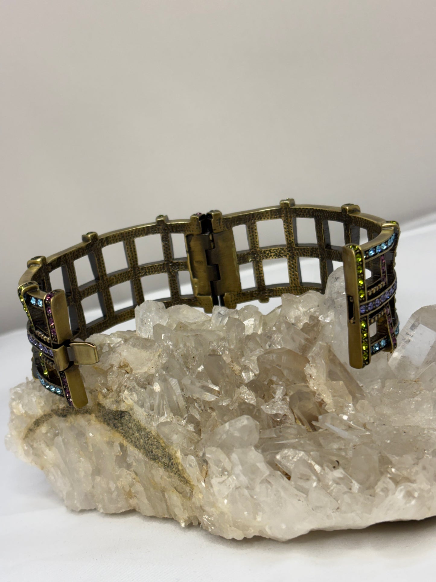 Multicolored Heidi Daus Basketweave Bracelet