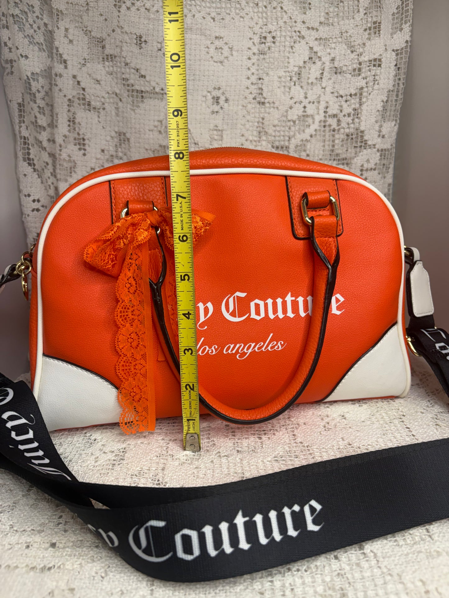 Juicy Couture Orange Bowler Purse