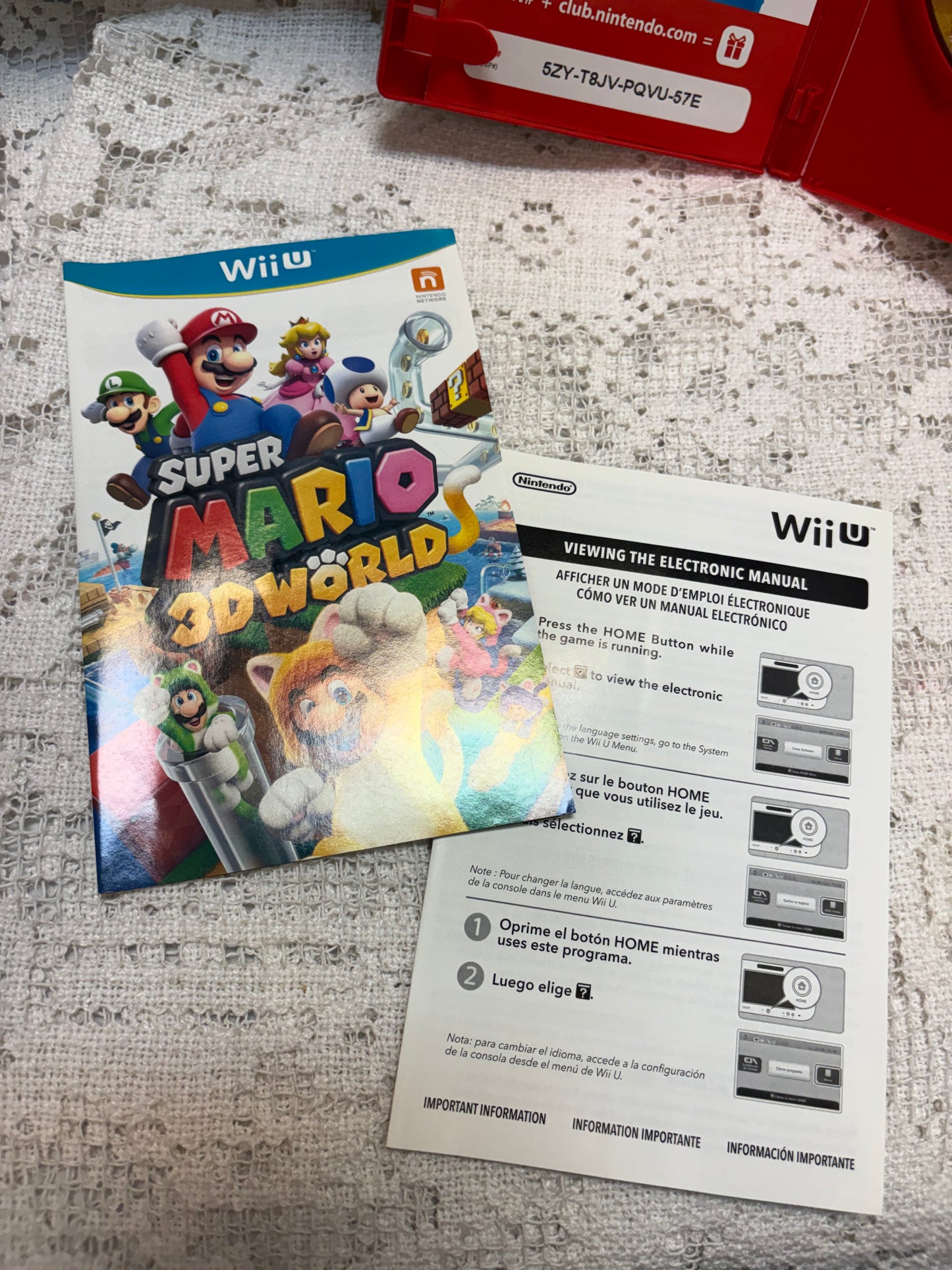 Super Mario 3D World Wii Nintendo game